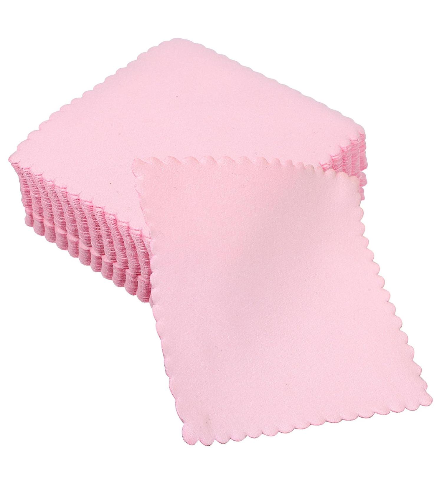 Buy Lurrose 100pcs Gold Cleaning Rag - Non-Abrasive Microfiber Cloths for Jewelry Glasses & Kitchen | Superfine Fiber Eyeglasses Wipes - Buy Online on GoSupps.com