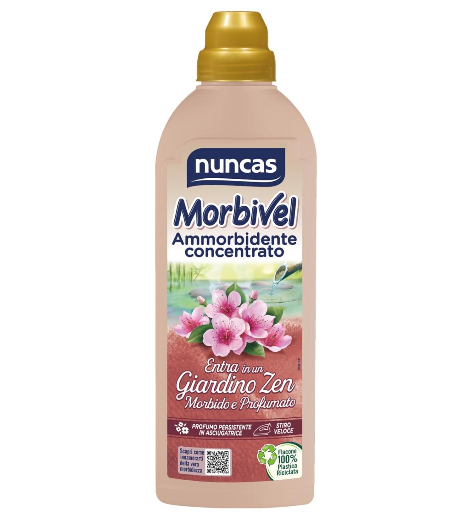MorbiVel Giardino Zen Concentrated Fabric Softener 750 ml - Made in Italy | Premium Italian Import for Soft & Fresh Laundry - Buy Online on GoSupps.com