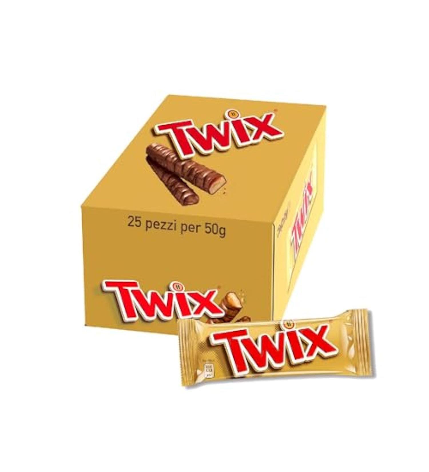  Twix Twix bars single 50gr 25 pieces - Buy Online on GoSupps.com