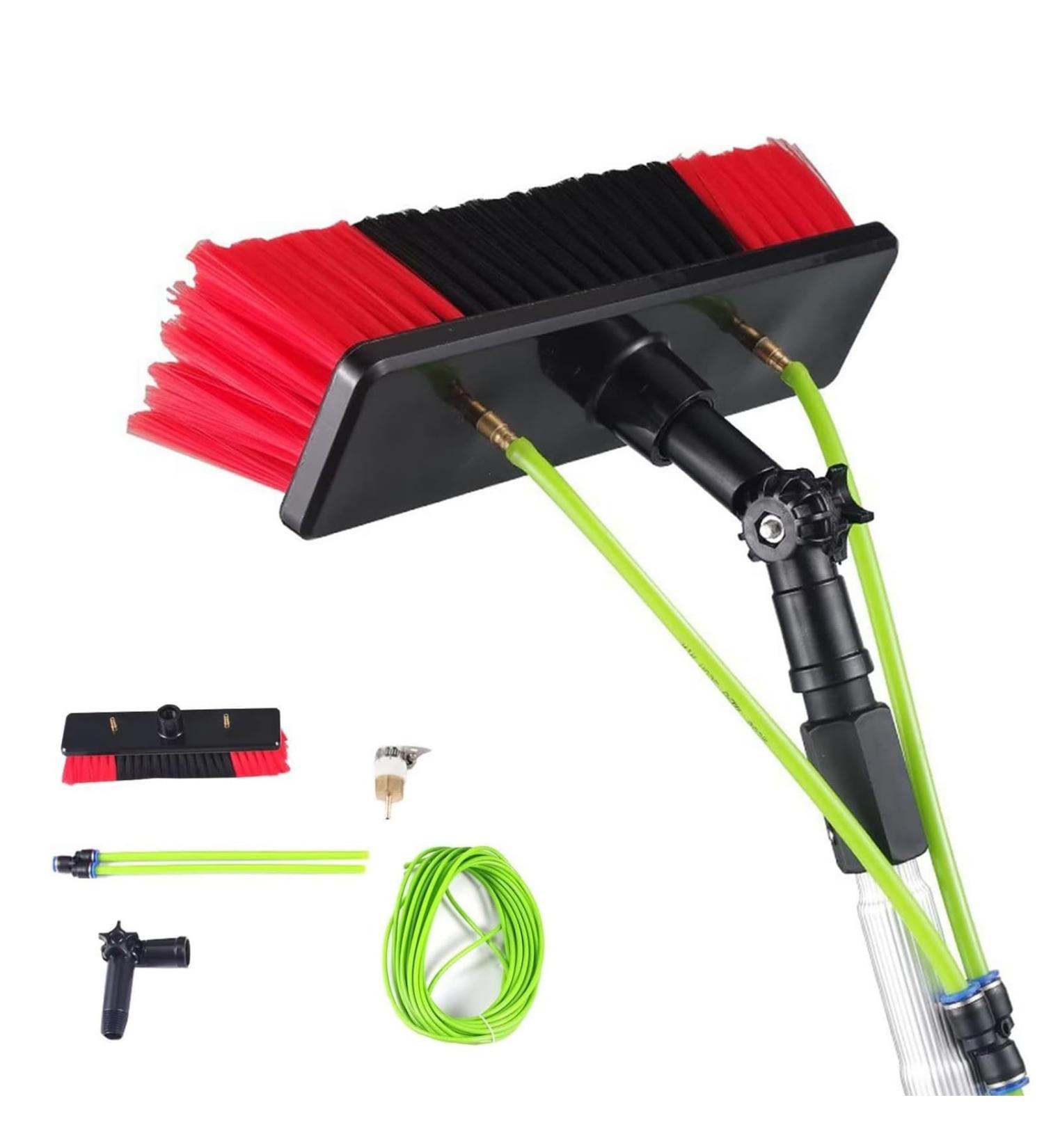 photovoltaic cleaner window cleaning pole Window Cleaning Pole/Water Fed Telescopic Brush/Extendable Cleaner Conservatory Roof Suitable For Photovoltaic Panel CleaningTrucks Windows 9m (Size 5m pole - Buy Online on GoSupps.com