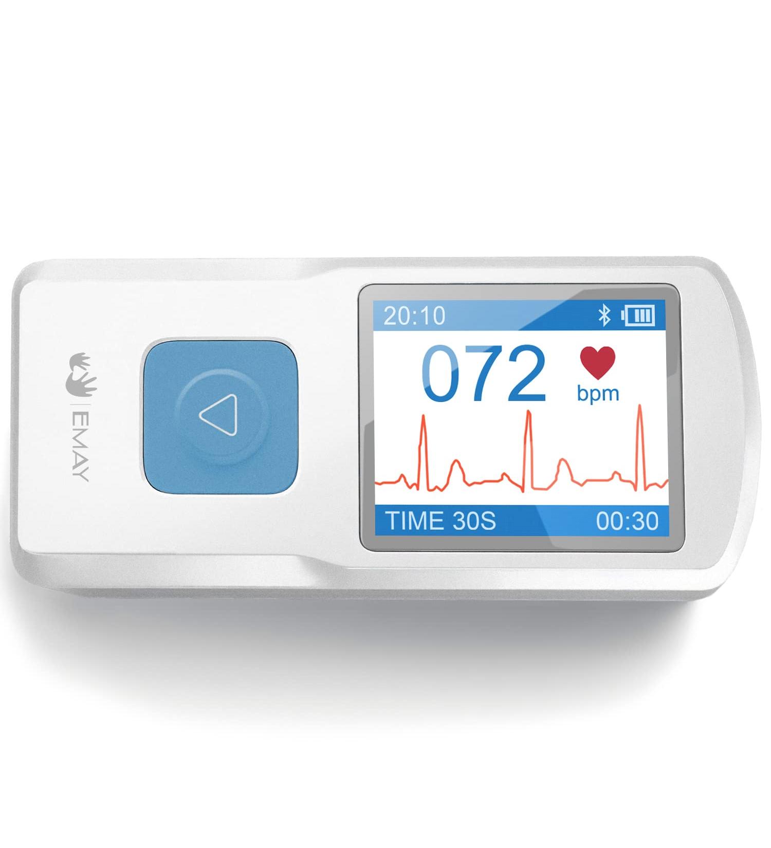 EMAY Portable ECG Monitor (for iPhone & Android  Mac & Windows) | Wireless EKG Monitoring Devices with Heart Rate & Rhythm Tracking - Buy Online on GoSupps.com