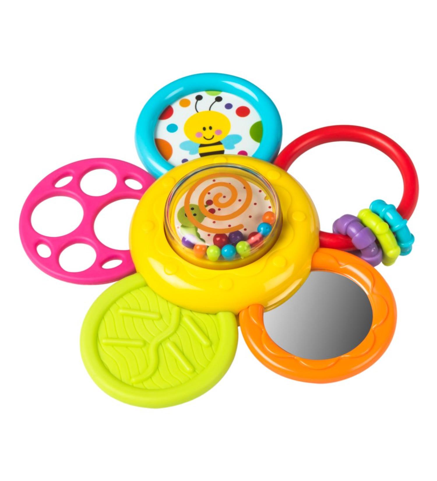 WINFUN 44526 Multi-Coloured Teething Ring with Suction Cup - Safe & Fun International Shipping - Buy Online on GoSupps.com