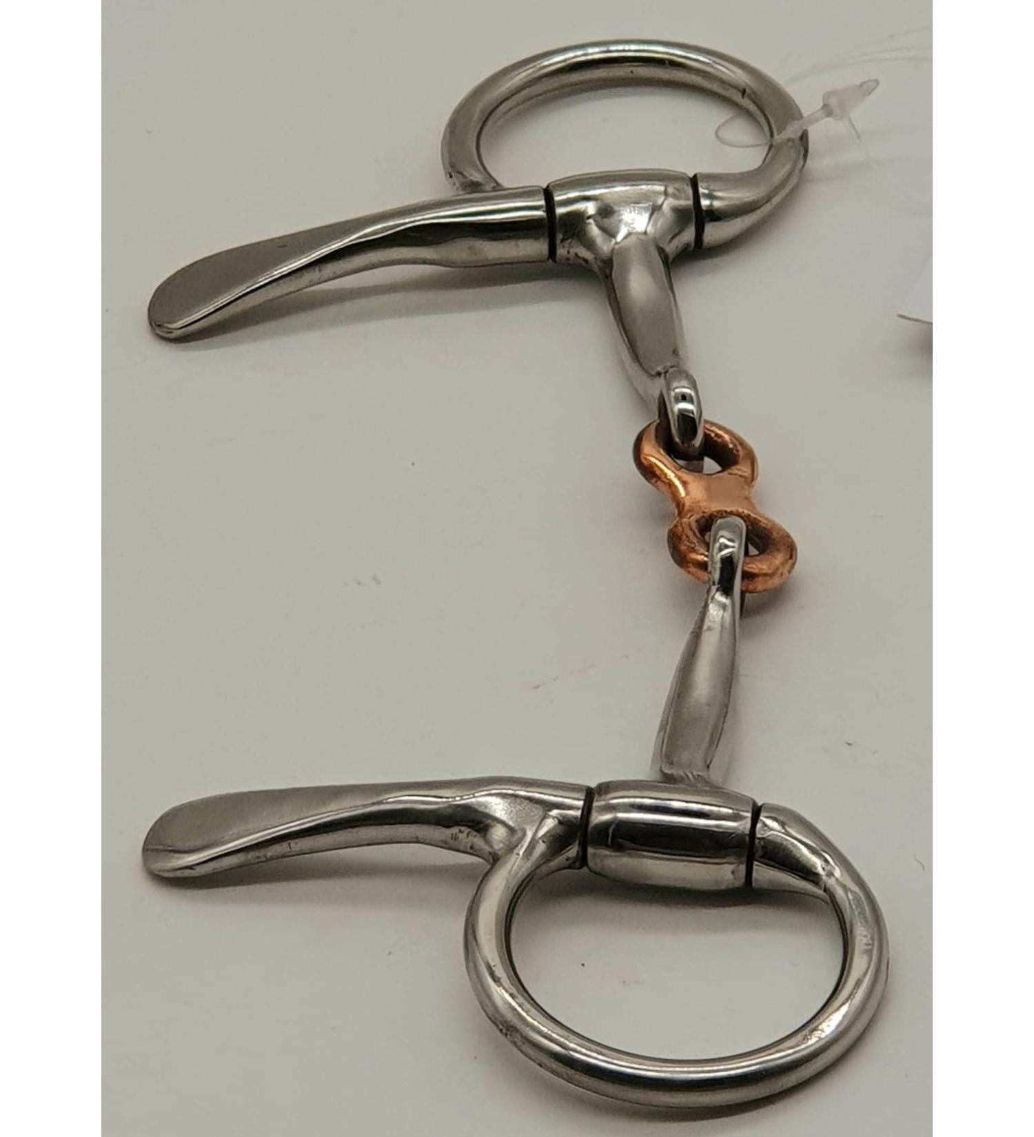 Baucher Half Spoon Bit for Minishetty & Minipony | Double Jointed Copper Plate 7.5-11.5 | Tysons 9.5 - Buy Online on GoSupps.com