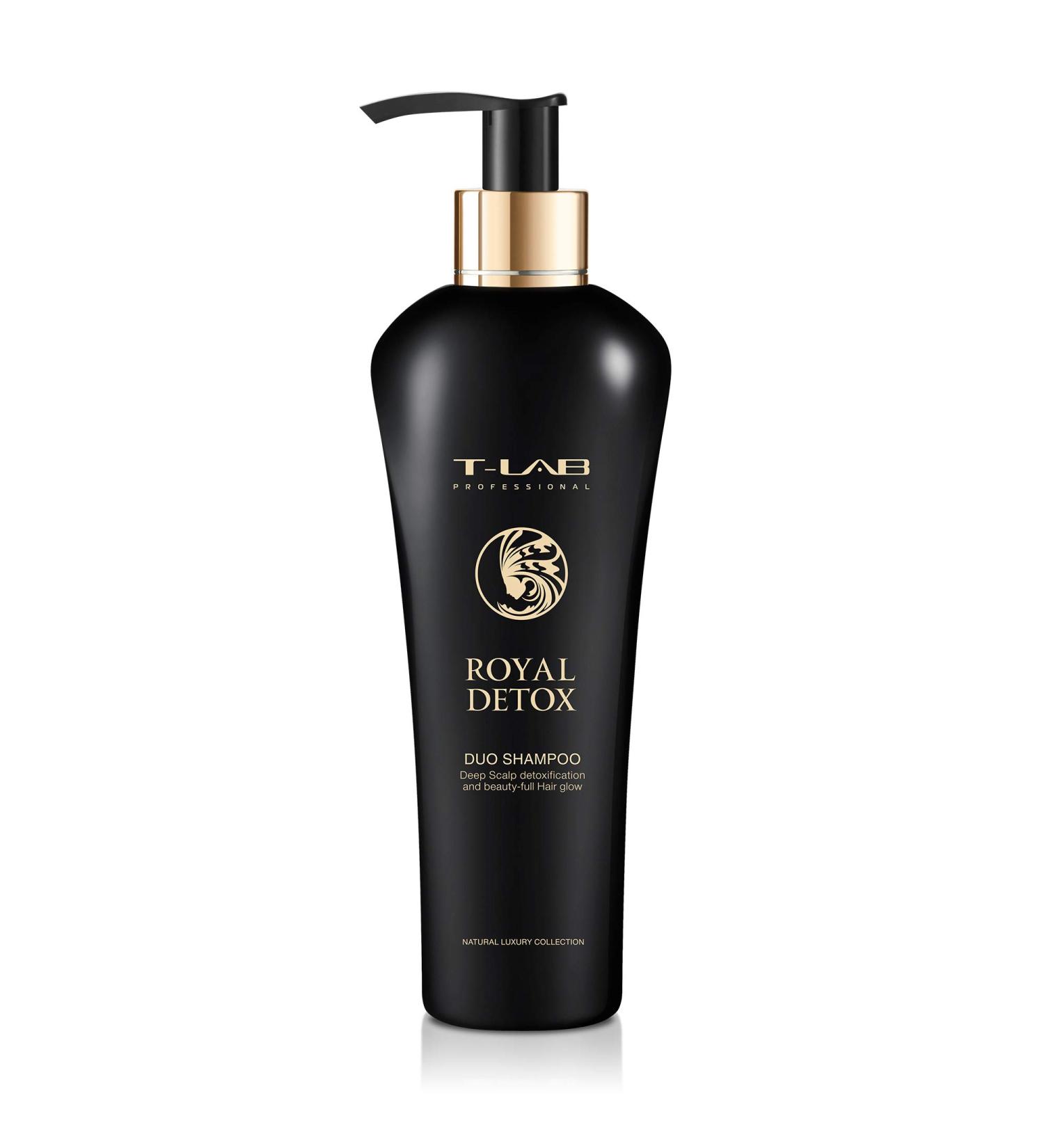 Buy T-LAB PROFESSIONAL Royal Detox Duo Shampoo - Deep Detox for Scalp & Hair Smoothness Glow UV Protection | 10.14 Fl Oz - International Shipping Available - Buy Online on GoSupps.com
