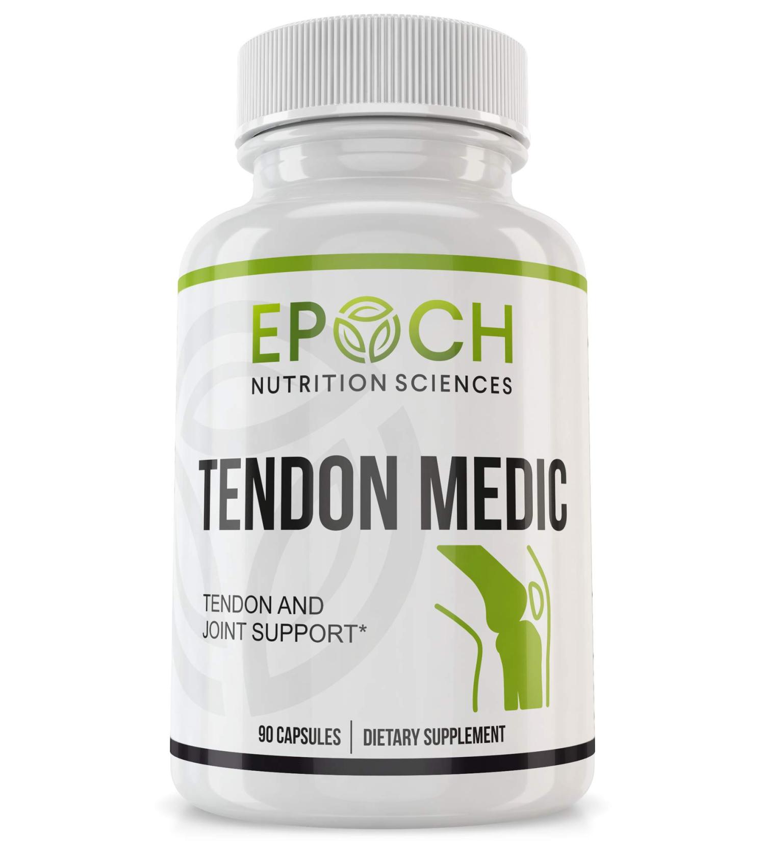 Tendon Medic | Natural Dietary Supplement for Joint & Tendon Pain Relief | 90 Capsules for Exercise & Therapy Support - Buy Online on GoSupps.com