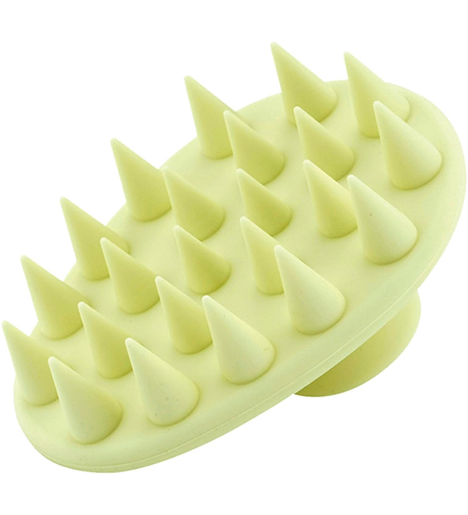 Buy Shimomura 46425 Large Shampoo Brush - Cream Yellow Suction Cup Gentle Scalp Care for Men & Women | Made in Japan - Buy Online on GoSupps.com