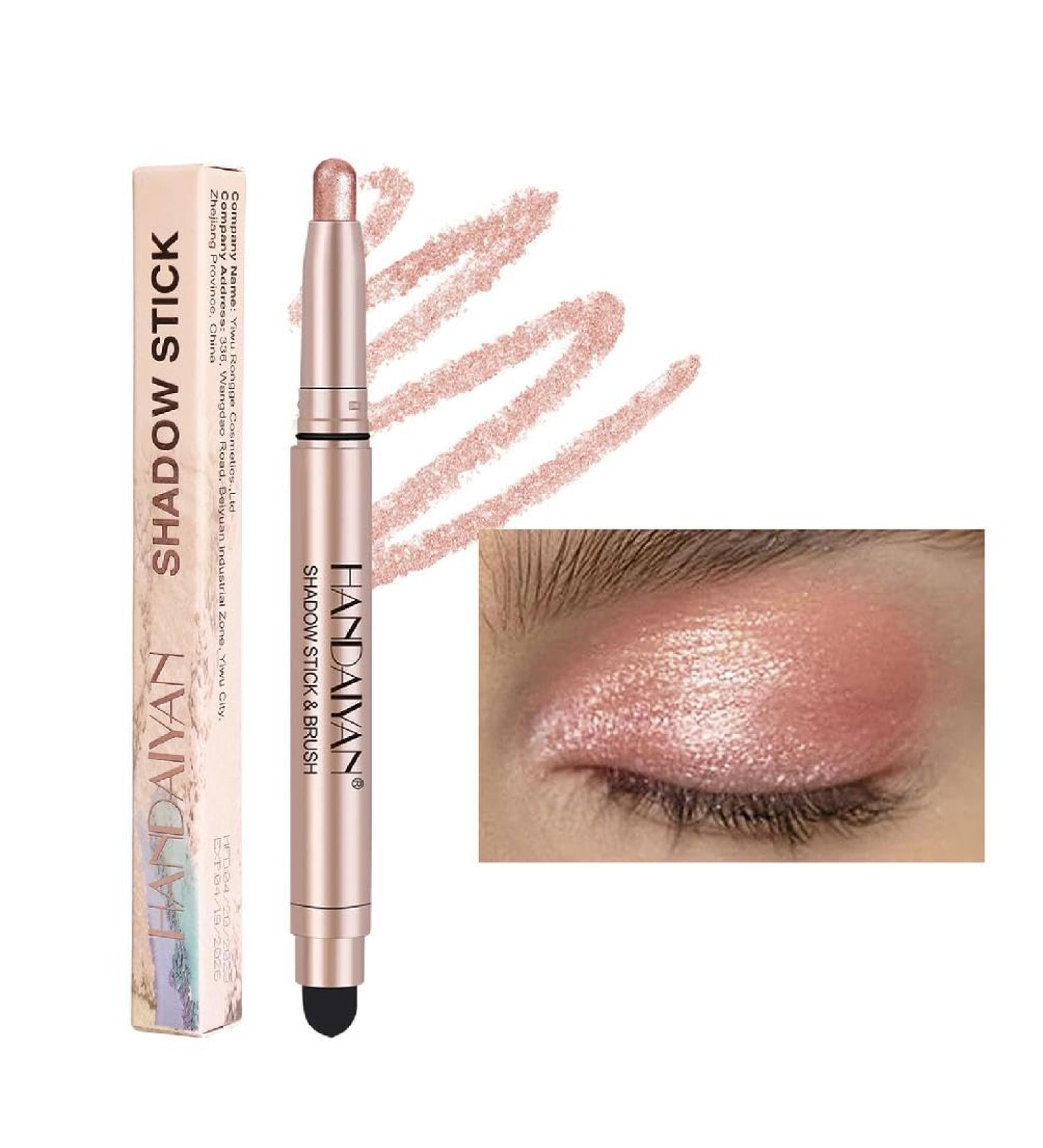 Double Ended Eyeshadows Shimmers Mesmerizing Eye Makeup Looks with Long Lasting Waterproof Matte Finish Brightening Eye Pencil Makeup Shimmering Long Lasting Eyeshadow Stage to 3 - Buy Online on GoSupps.com