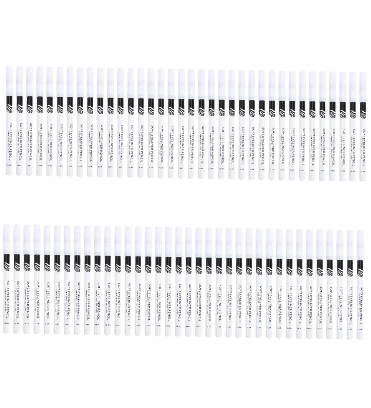 TOVINANNA 72 Pcs Eyeliner Pencil Eyeliner Brush Cosmetology Kit Brow Pen Lying Silkworm Pen Wooden Pole Liquid - Buy Online on GoSupps.com