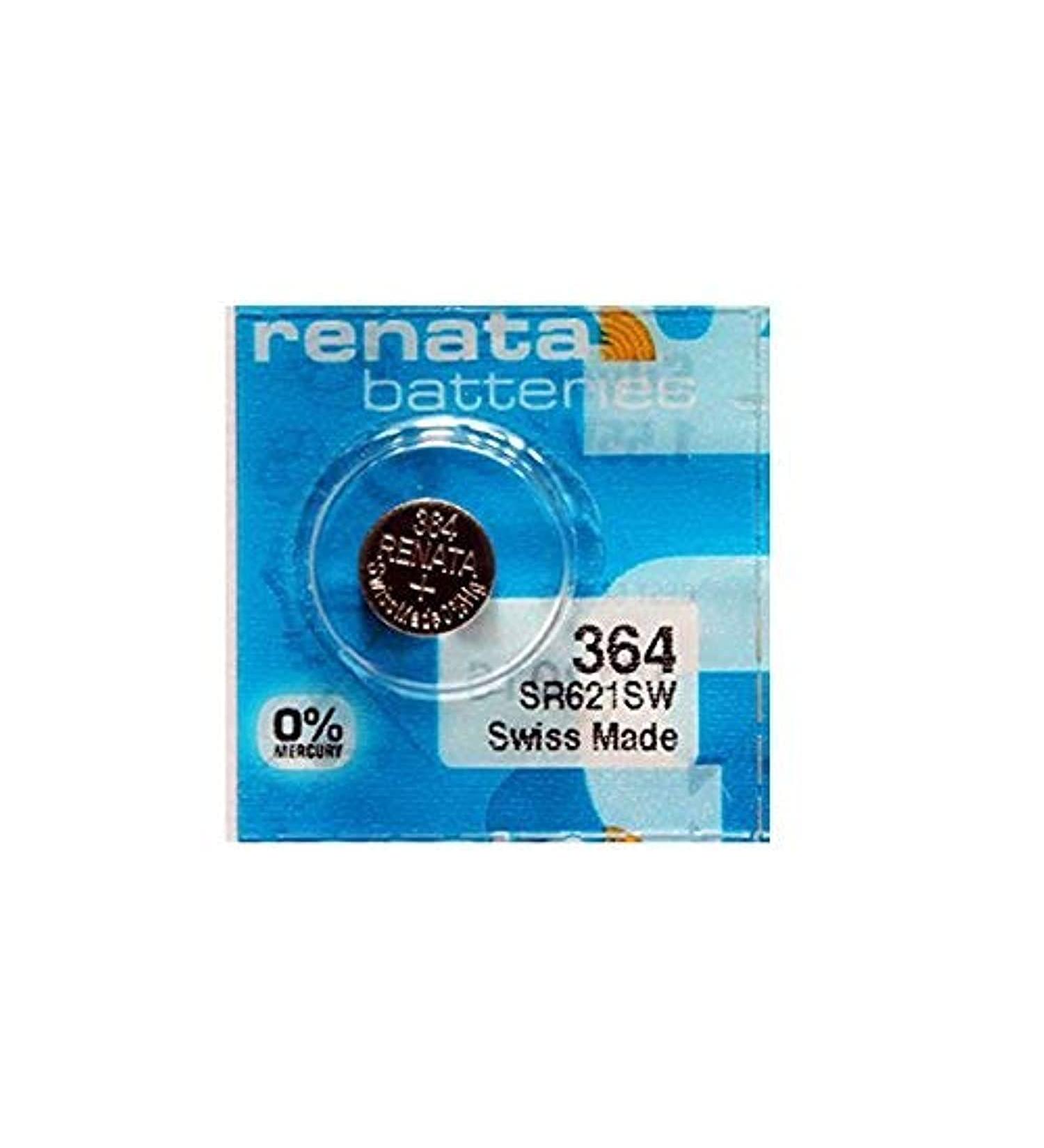 Buy Renata 364 Silver Oxide Batteries (5 Pack) - Long-lasting Power for Watches & Devices | International Shipping Available - Buy Online on GoSupps.com