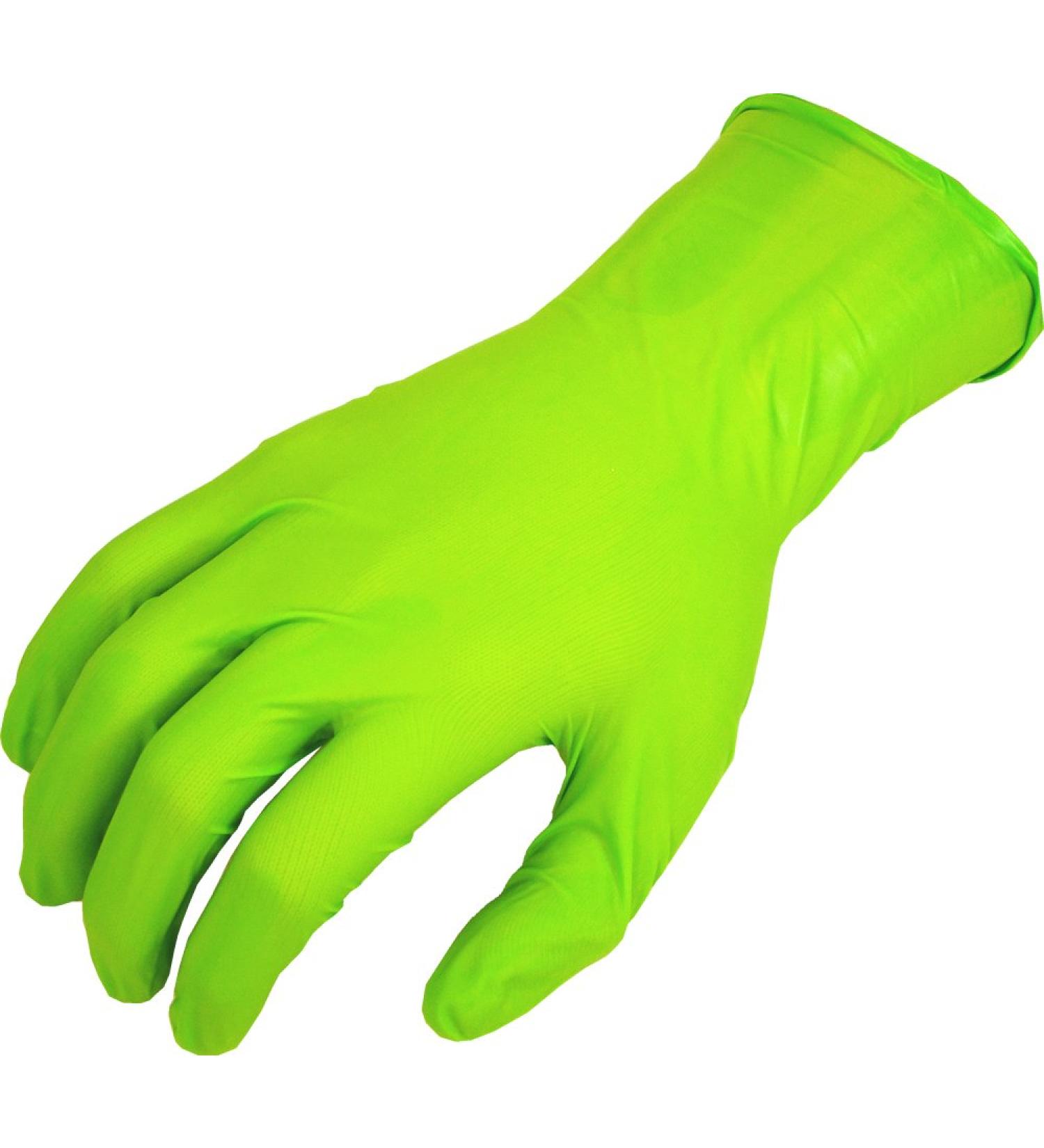 Showa 9500PF Accelerator-Free Disposable Nitrile Safety Glove 5 mil Thick 11" Length Medium (Pack of 50)