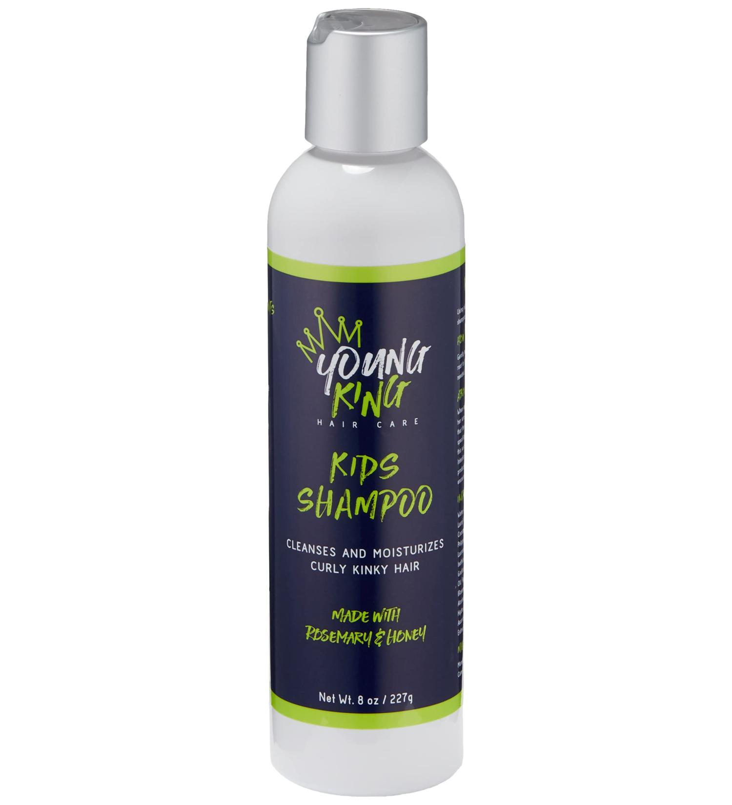 Young King Hair Care Kids Shampoo for Boys | Cleanse & Hydrate Natural Curls | Plant-Based & Harm-Free | 8 oz - Buy Online on GoSupps.com
