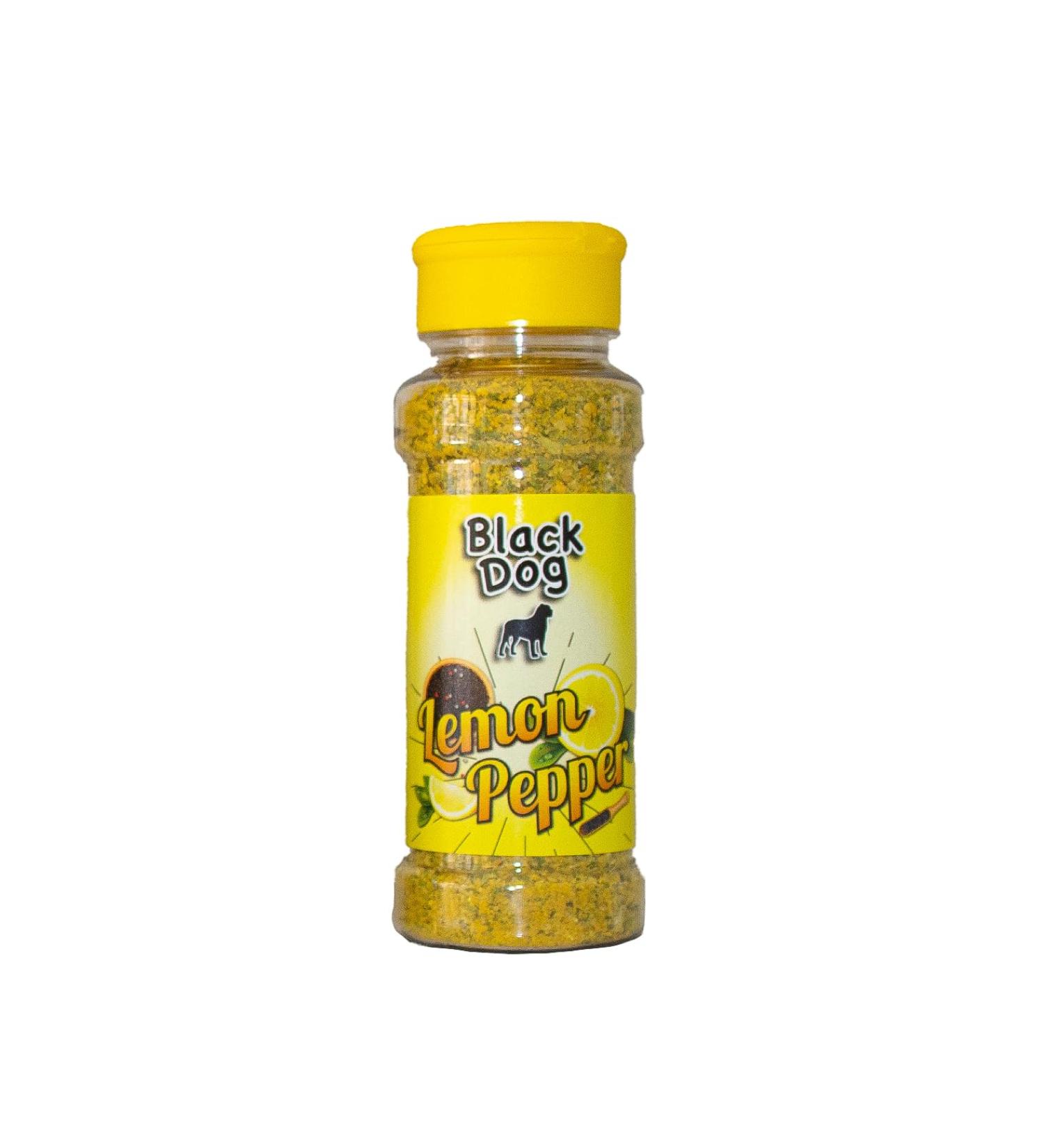 Black Dog Lemon Pepper 140g Shaker