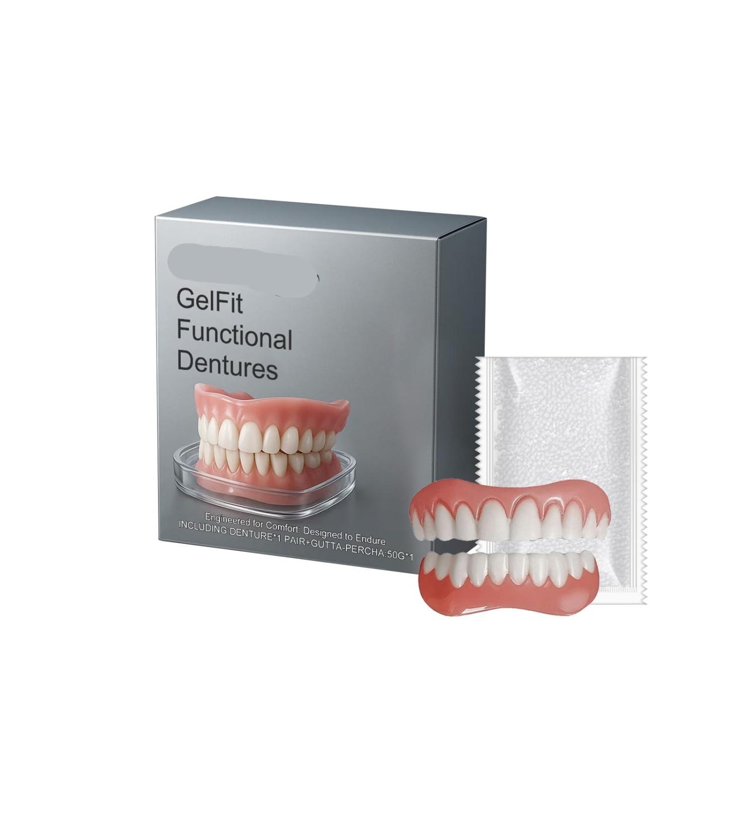 Denture Decoration Set Comfortable Teeth Gap Filler Smile Enhancer For Vacation Easy To Use Natural Look(2PC) - Buy Online on GoSupps.com