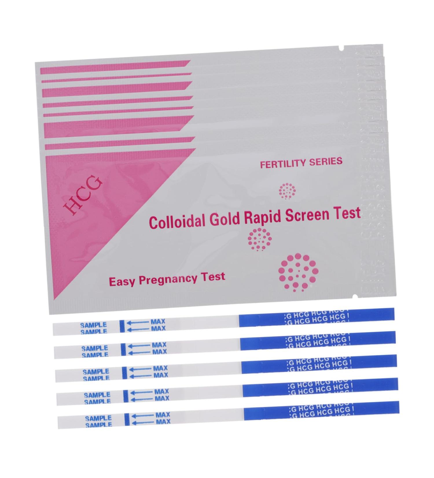 25 Pack Early Pregnancy Test Strips - High Precision Pregnancy Detection Tool - Accurate Test Supplies for Home Use - Buy Online on GoSupps.com