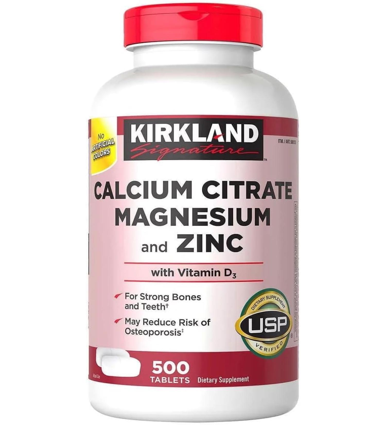 SPEC Calcium Citrate Magnesium and Zinc 500 Tablets