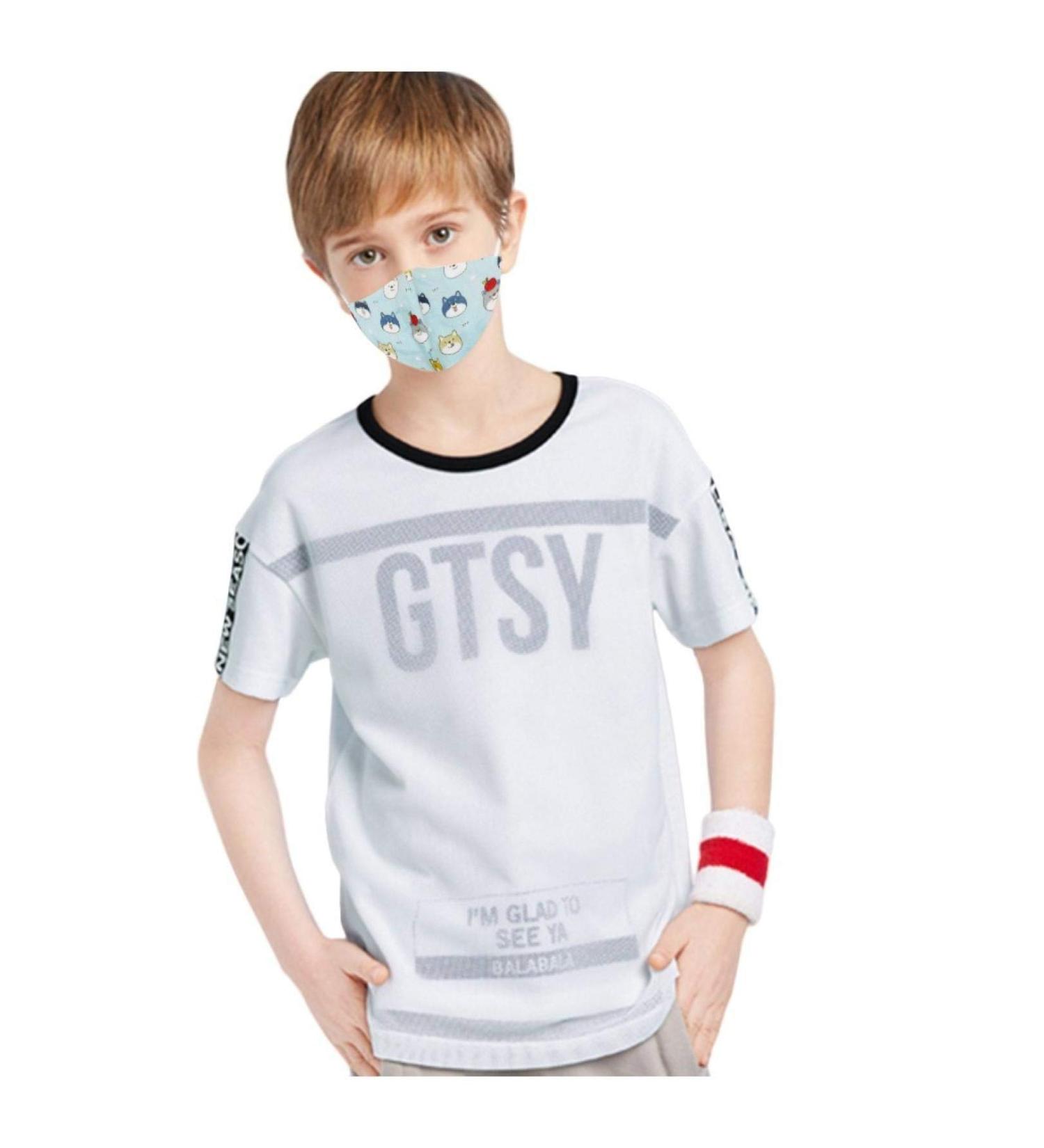 Buy Kids Animal Print Mouth Shield Masks | Reusable Multifunctional Face Covers for Oral Protection - Buy Online on GoSupps.com