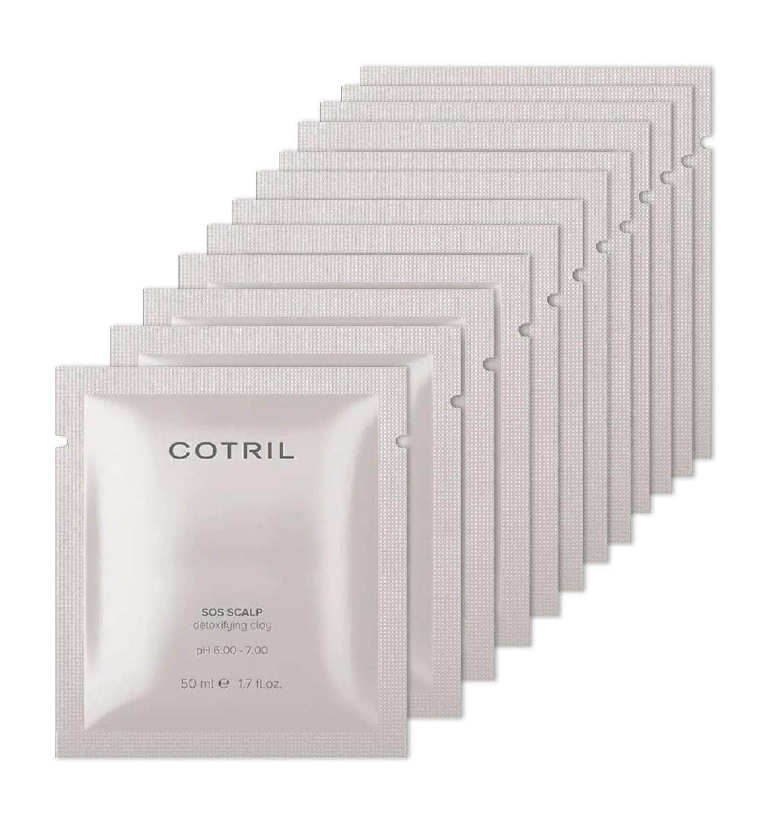 Cotril Cotril Scalp Care Detox Clay 12x50ml - detoxifying clay