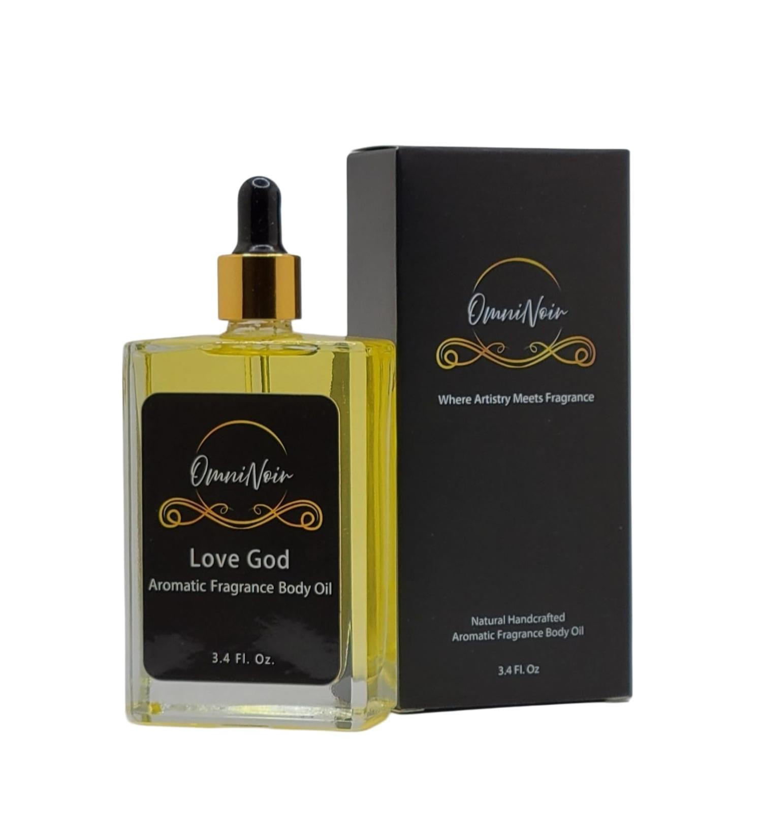 OmniNoir Love God - Parfum Body Oil - 3.4 oz (100ml) Comparison with Eros Mens Luxury Cologne