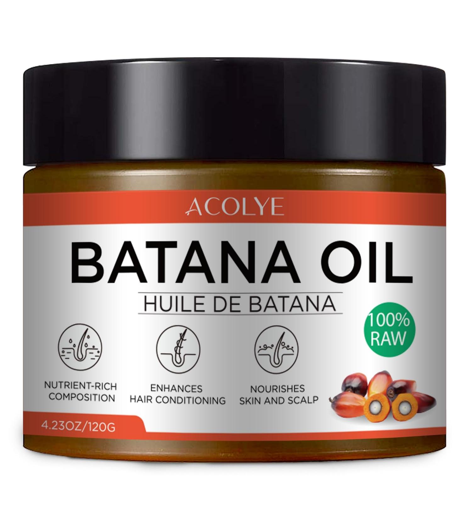 Raw Batana Oil for Hair Growth - Natural Unrefined Hair Mask | Nourishes & Strengthens Hair for Men & Women - Buy Online on GoSupps.com