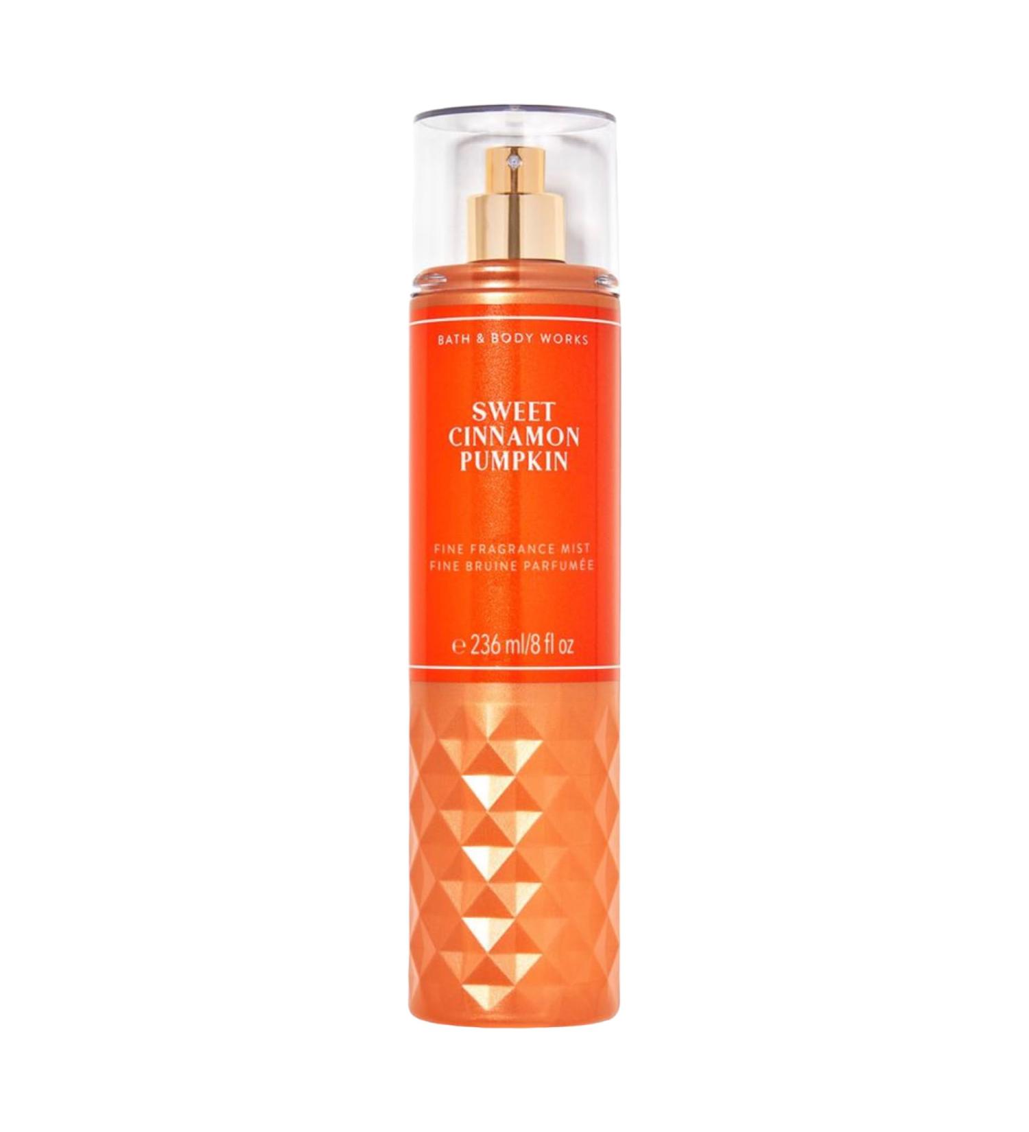 Bath & Body Works Fine Fragrance Body Spray Mist 8 fl oz / 236 mL (Sweet Cinnamon Pumpkin)