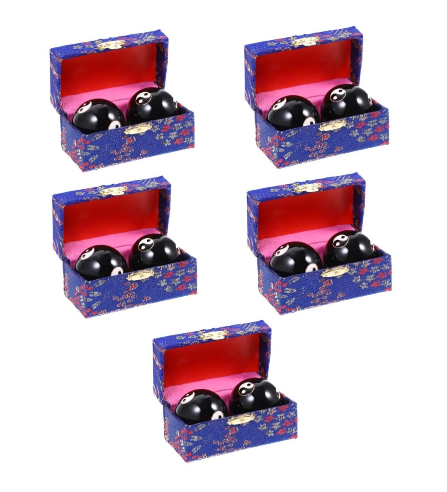 Ultechnovo 10 Stk Massage Globe - Metal Massage Balls for Yoga Gymnastics & Pilates | Hand Therapy Tool - Buy Online on GoSupps.com