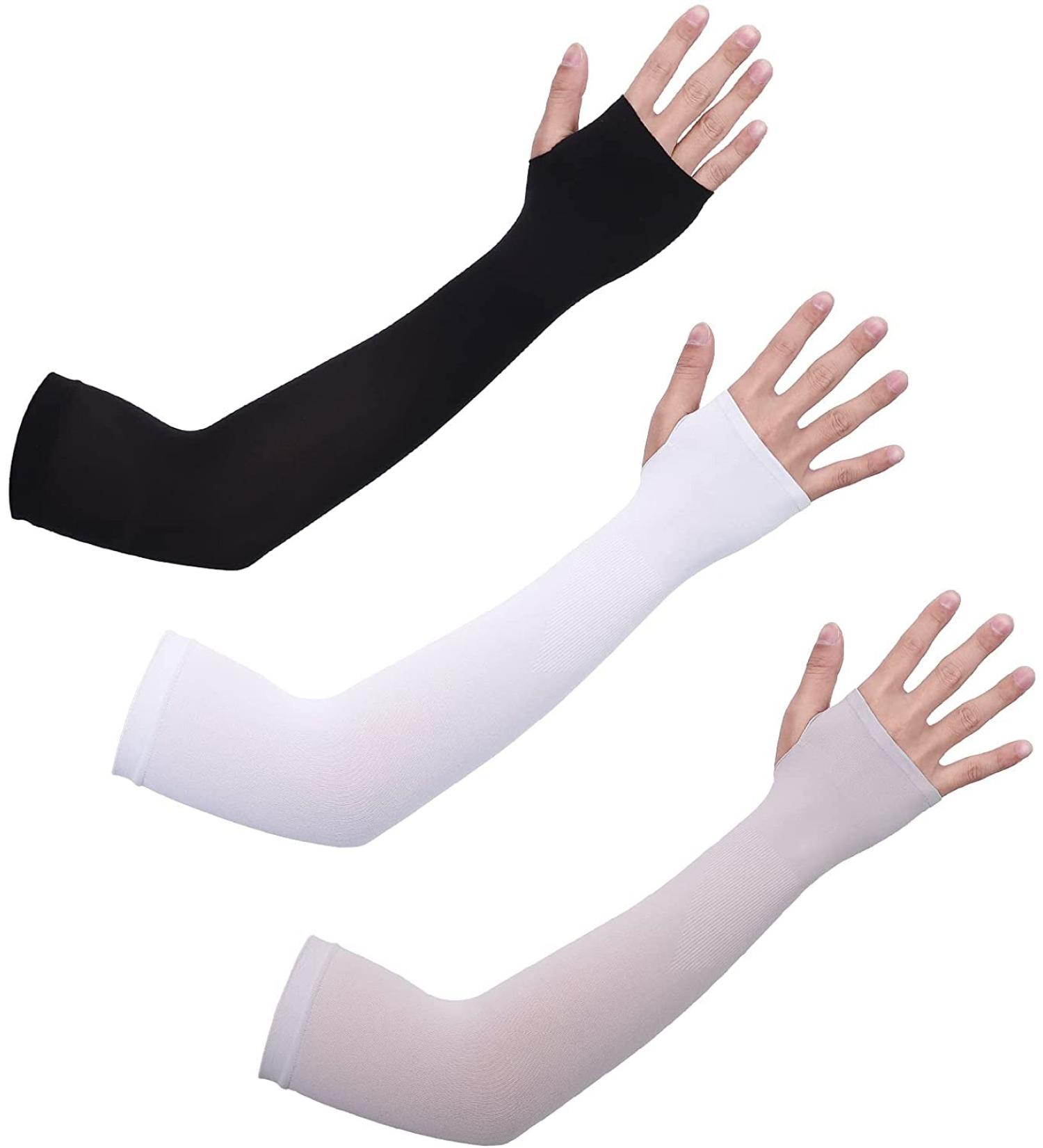 Tao Pipe UV Protection Arm Sleeves - 3 Pairs Cooling Sun Protection for Men Women & Children - Ideal for Outdoor Activities - Buy Online on GoSupps.com