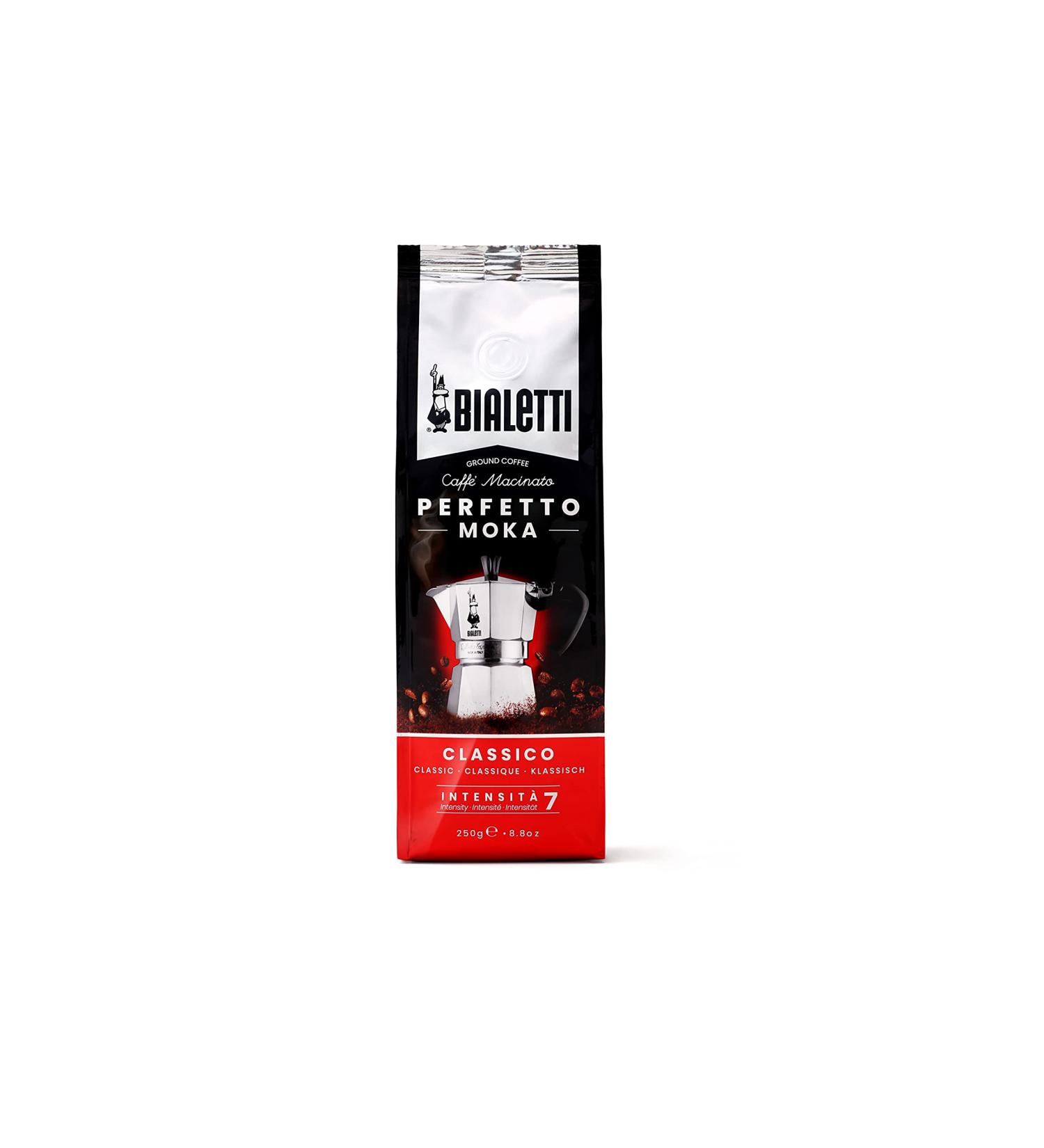 Bialetti Perfetto Moka Classico Ground Coffee - 250g | Premium Italian Coffee | International Shipping Available - Buy Online on GoSupps.com