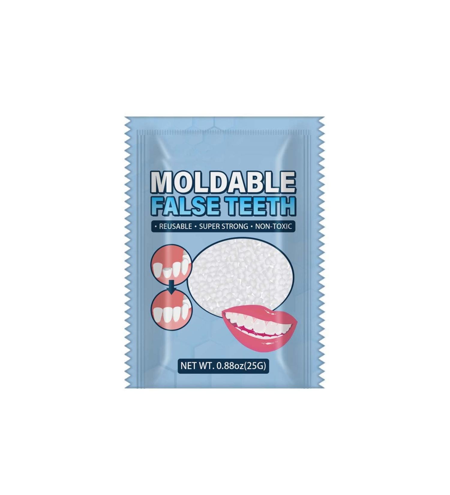 Depri Playlist Plastic Teeth Glue - Best Temporary Denture Adhesive for Broken Teeth & Fillings | One Size Fits All - Buy Online on GoSupps.com