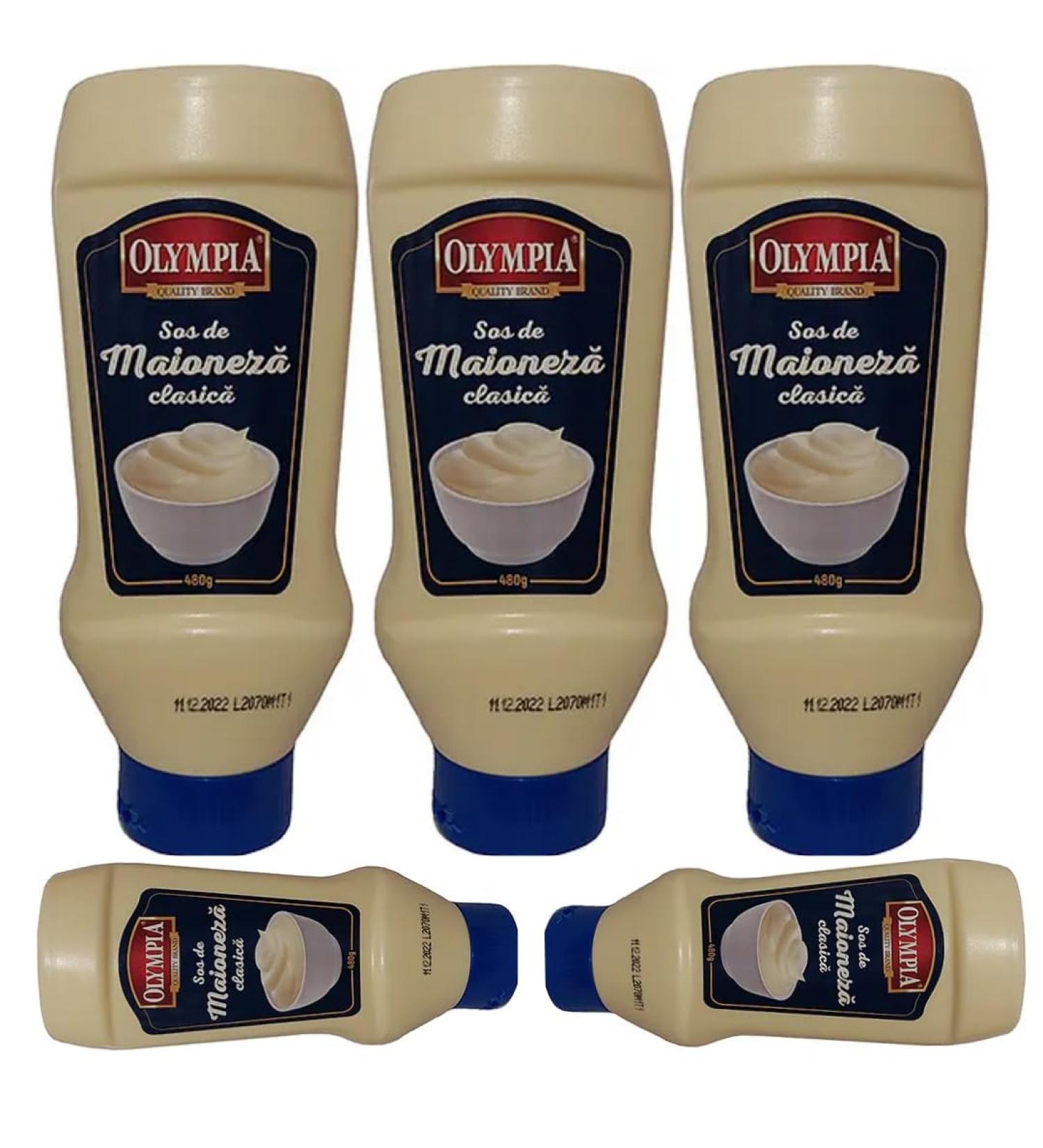 Olympia Mayonnaise Sauce with Mustard 500 Grams x 5 Pieces - Buy Online on GoSupps.com