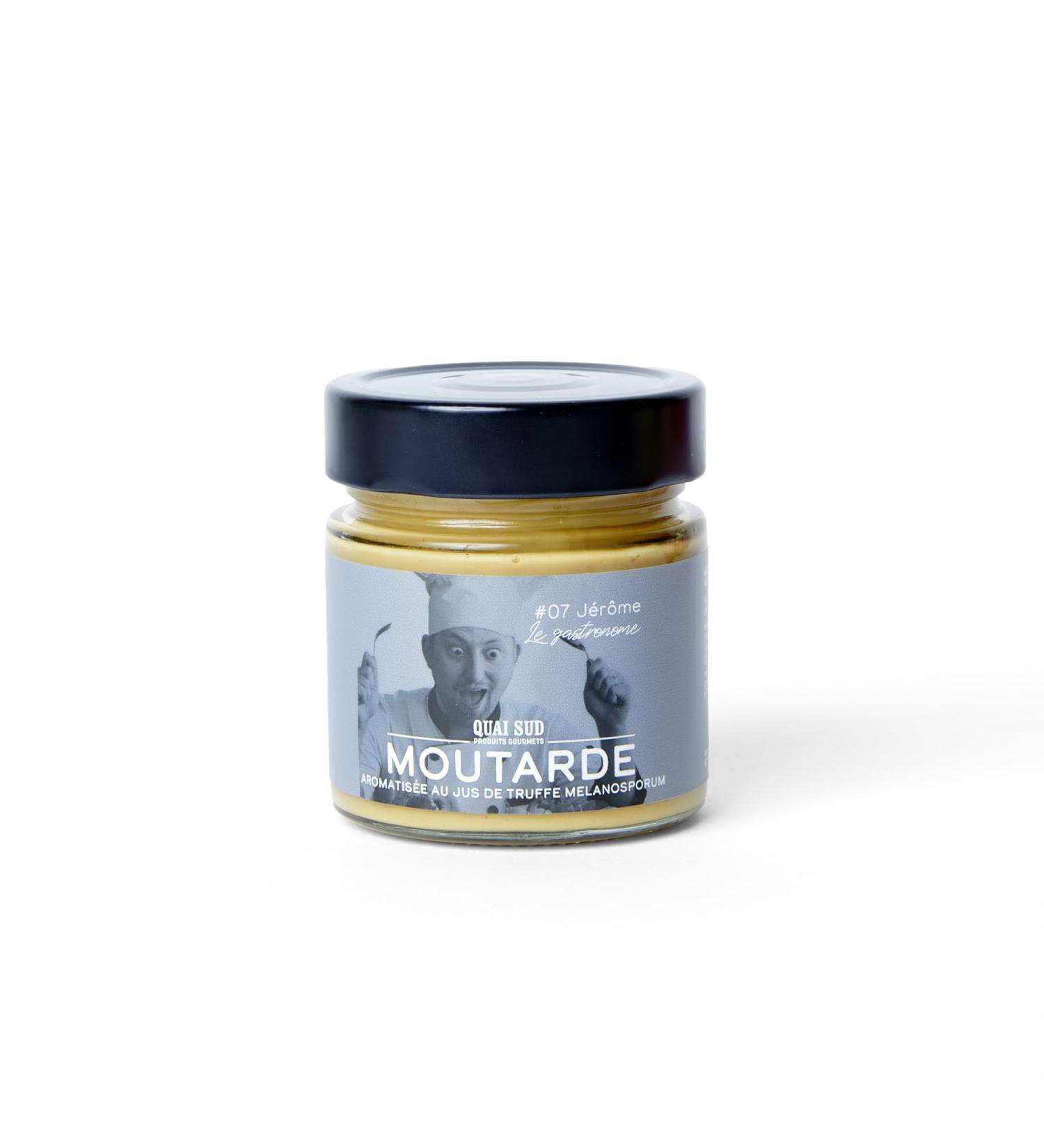 QUAI SUD Flavored Mustard I 200g I Truffle Juice Melanosporum