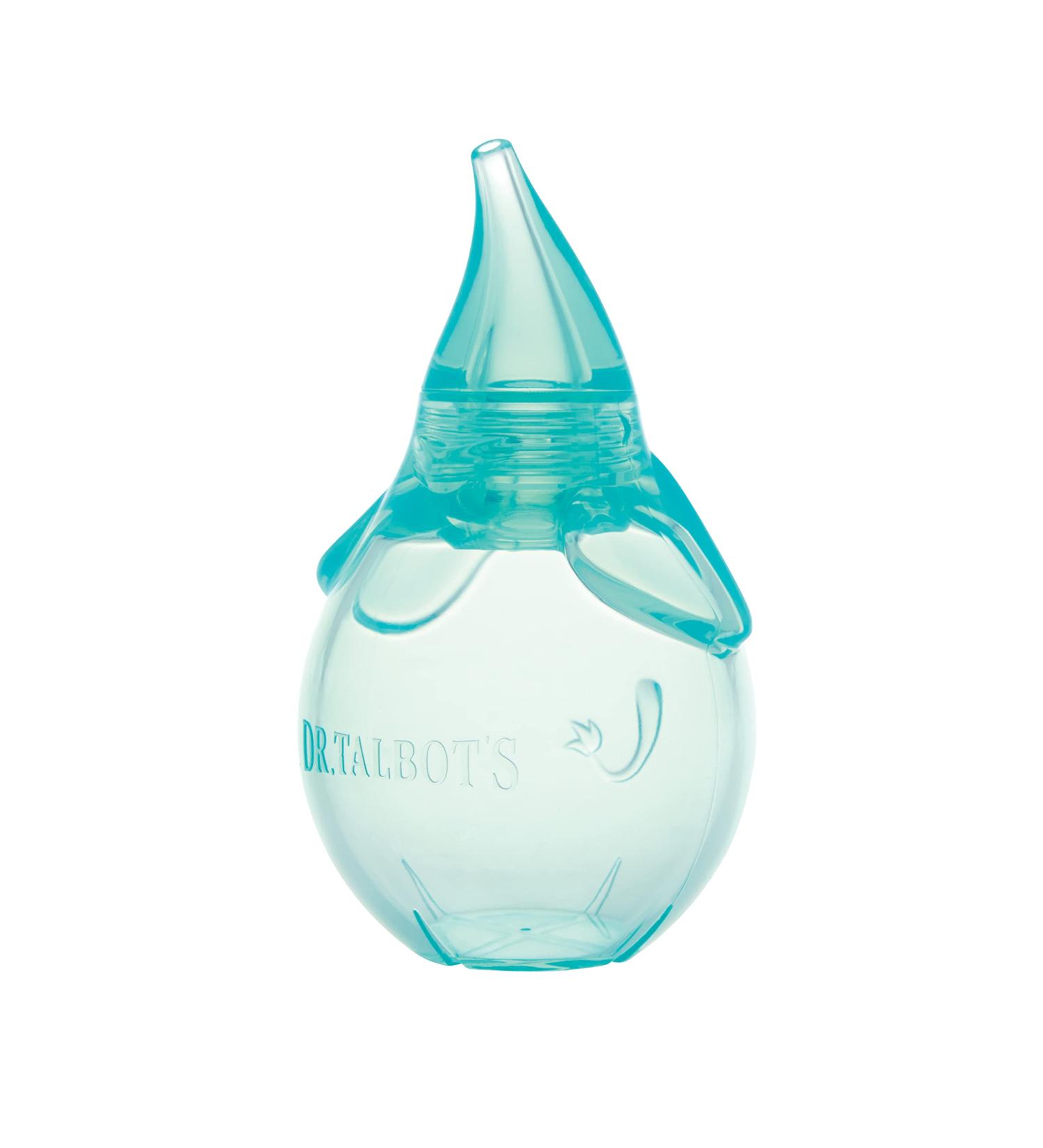 Dr. Talbot's BPA-Free Silicone Baby Nasal Aspirator with Storage Case - Blue Elephant - Buy Online on GoSupps.com