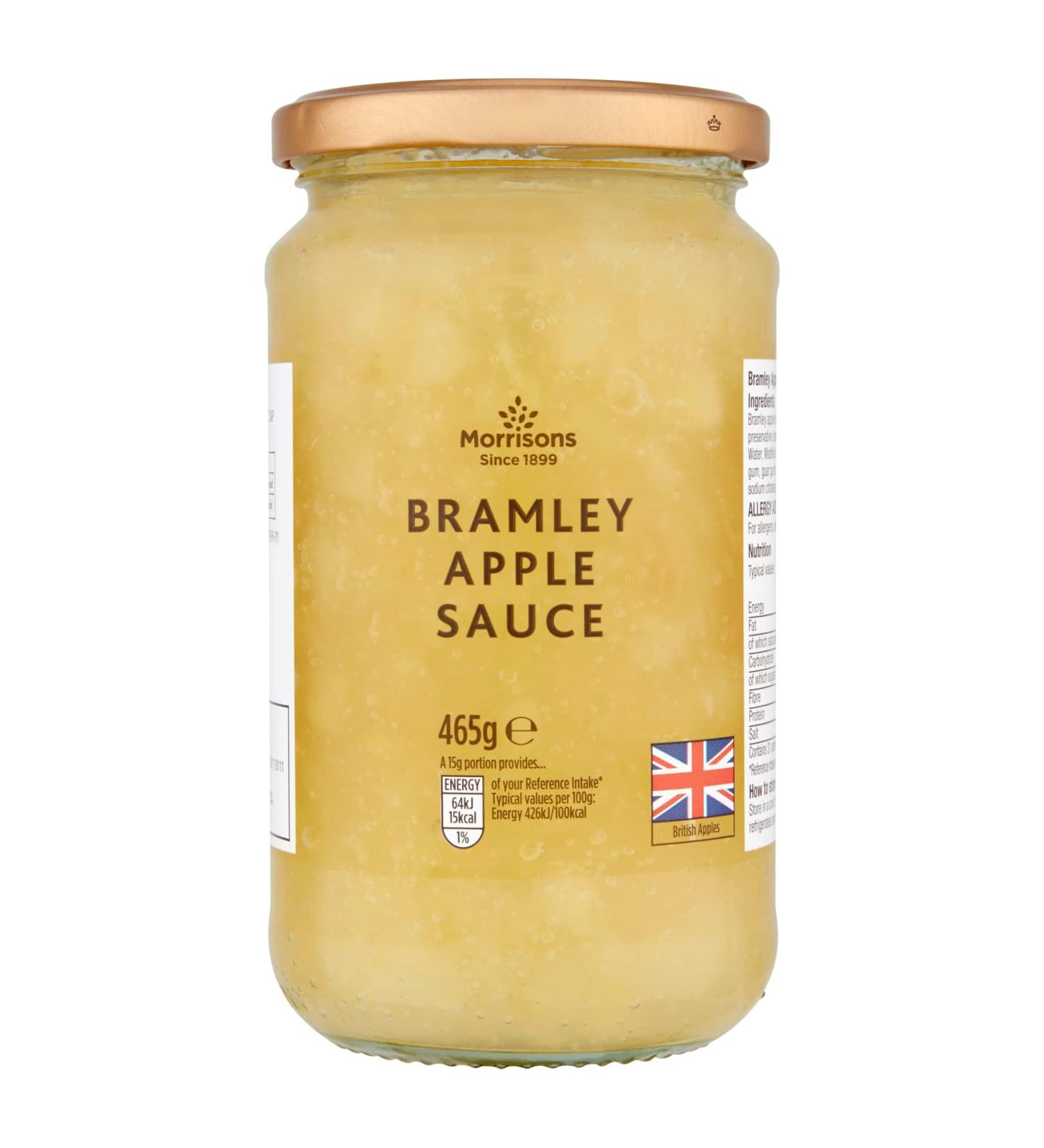 Morrisons Bramley Apple Sauce 465g - Delicious and Versatile Condiment - Buy Online on GoSupps.com