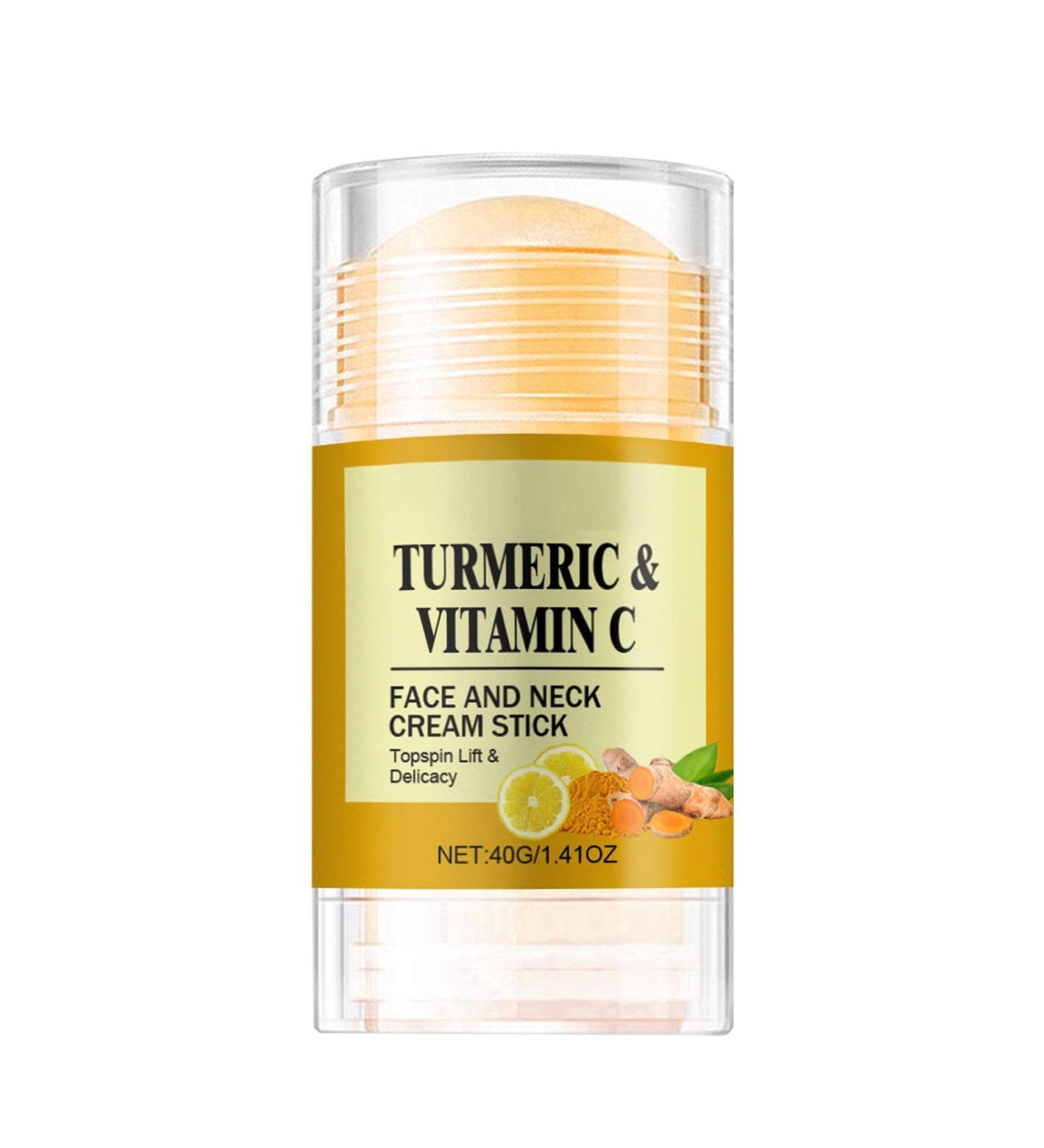 Turmeric Cream Stick Turmeric Moisturizer Cream Turmeric Skin Brightening for Soothing and Hydrating Face and Neck - Handmade Natural Cream for Body - Suitable for All Skin Types - Buy Online on GoSupps.com