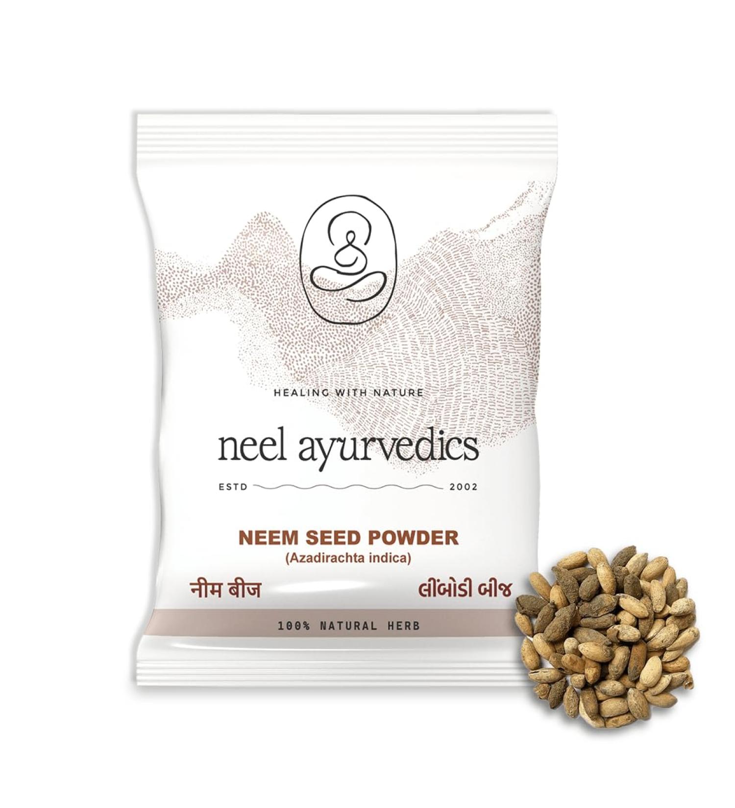 Neel Ayurvedics Neem Seeds Limid Back Pager 300 GM - Buy Online on GoSupps.com