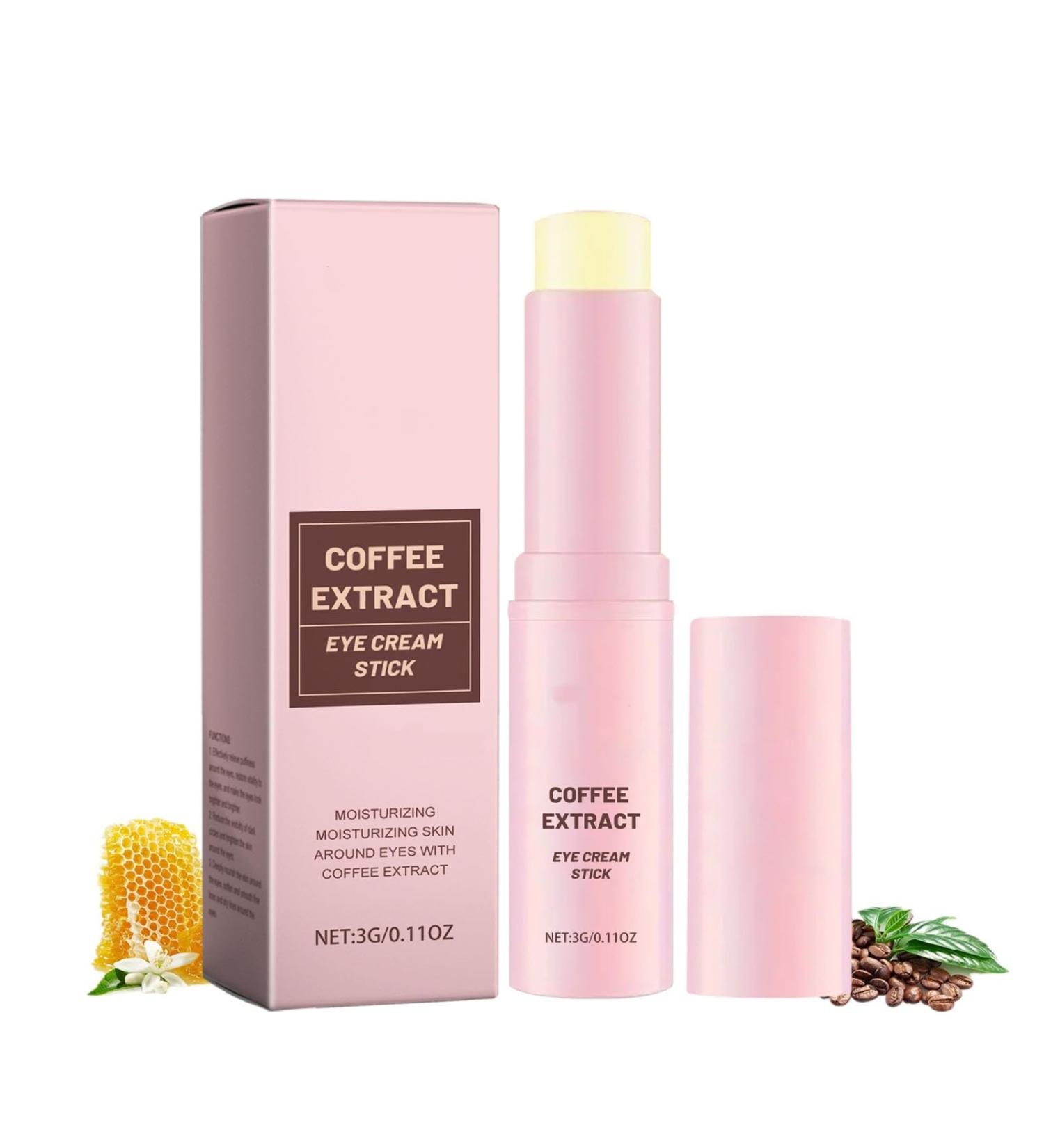 SURORAIN Caffeine Eye Cream Stick Caffeine Eye Cream for Dark Circles Puffiness Anti Wrinkle Hydrating Under Eye Balm Stick Lifting And Firming Eye Cream Smooth Fine Lines and Hydrate Eye Area - Buy Online on GoSupps.com