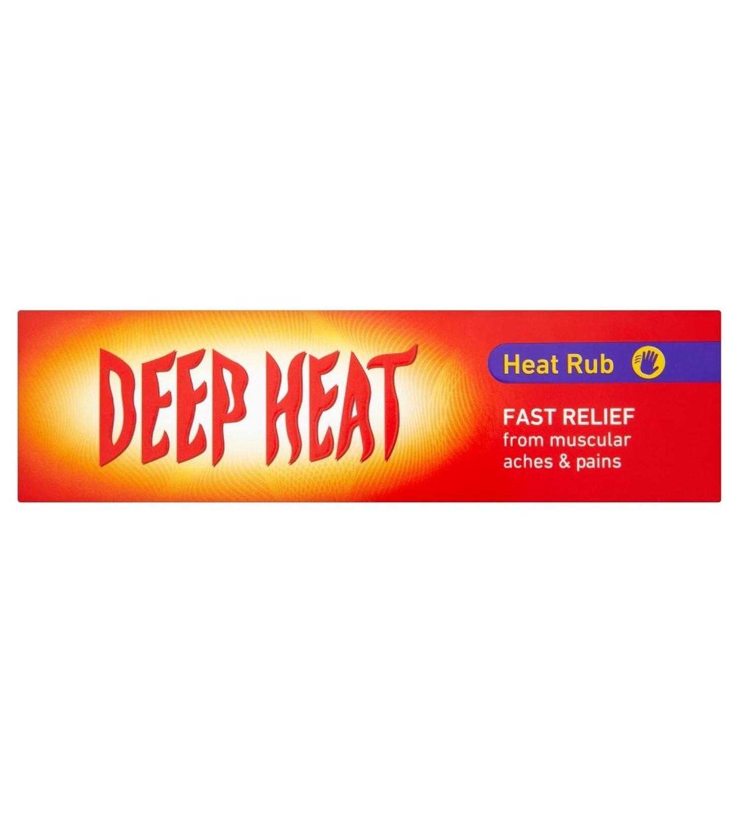 Deep Heat Heat Rub 67g - Fast Relief for Muscular Aches and Pains - Buy Online on GoSupps.com