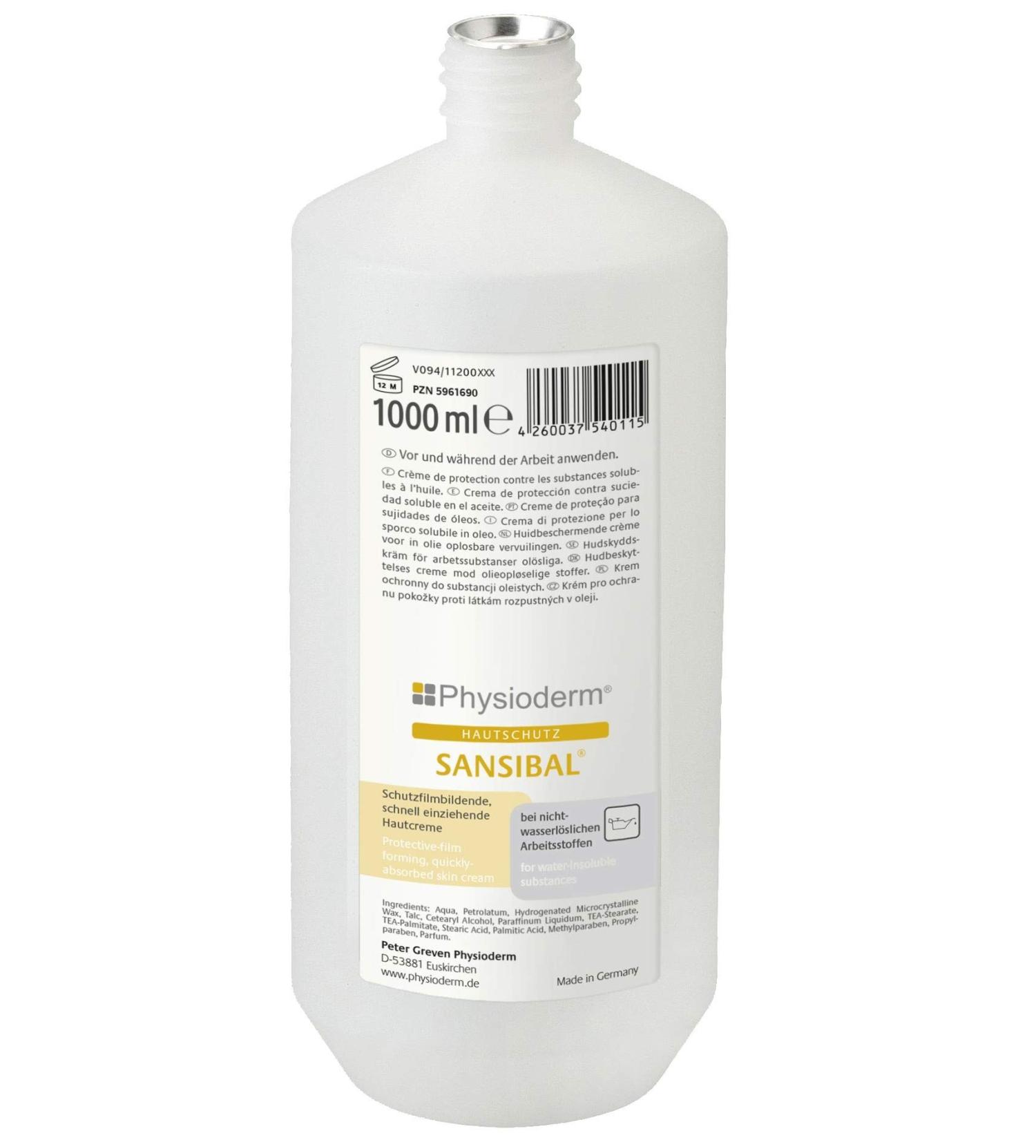 Sansibal cream 1000 ml of a flashing