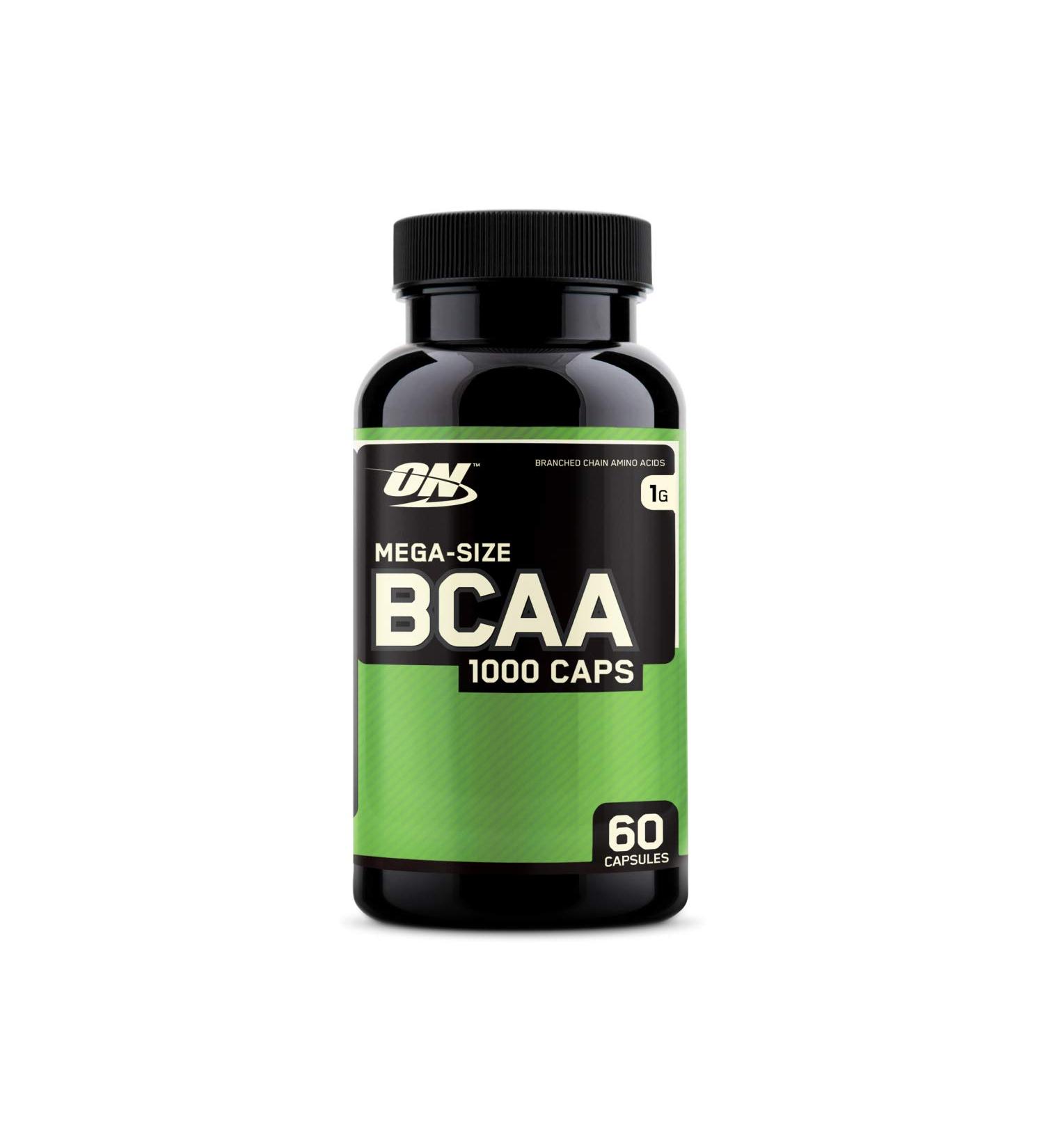 Optimum Nutrition BCAA 1000 Caps - Mega-Size 60 Capsules for Muscle Recovery - Buy Online on GoSupps.com