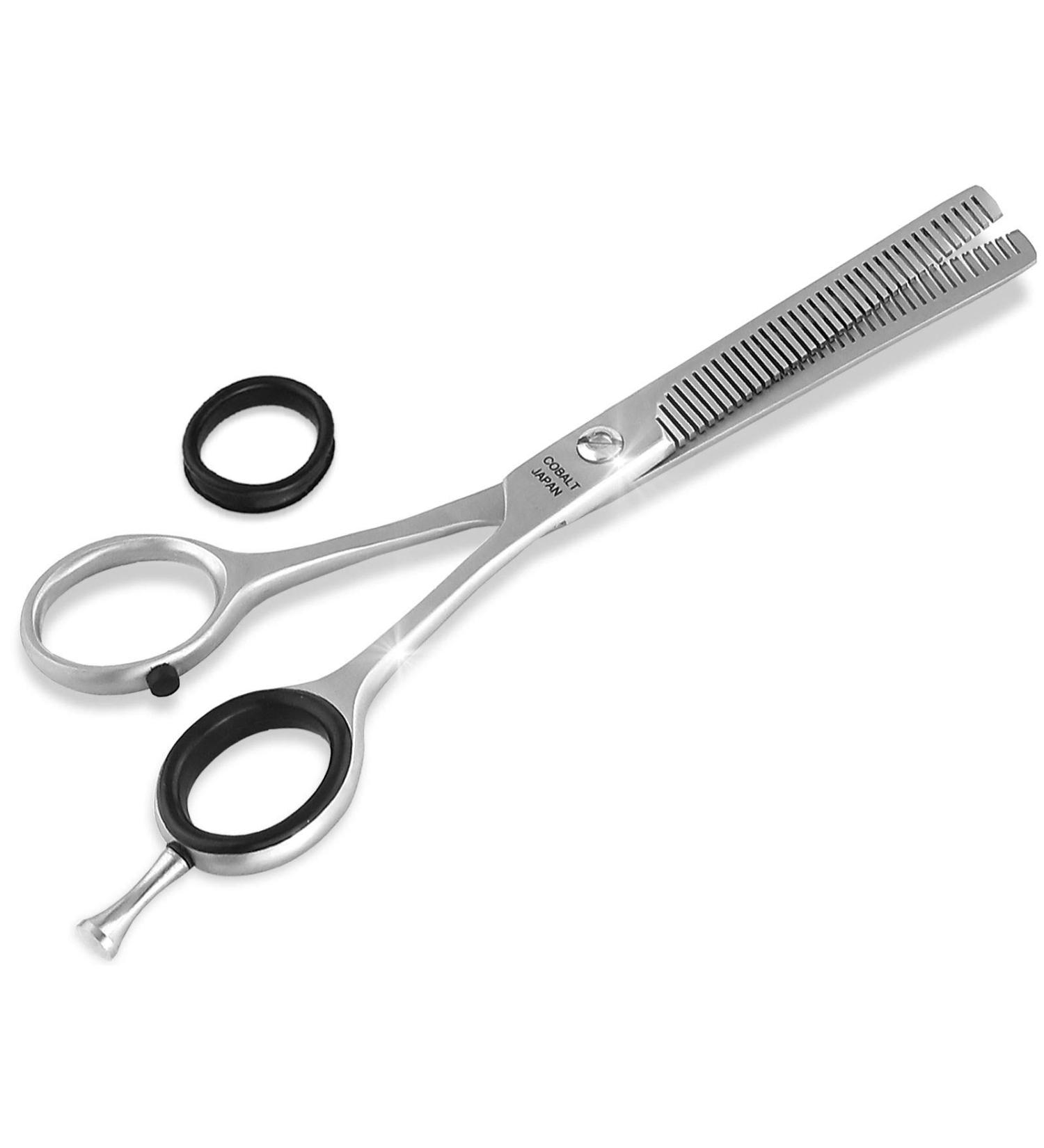 Professional Hair Scissors - Stainless Steel Hairdressing & Effilier Scissors (5.5 inches) for a Perfect Cut - Buy Online on GoSupps.com