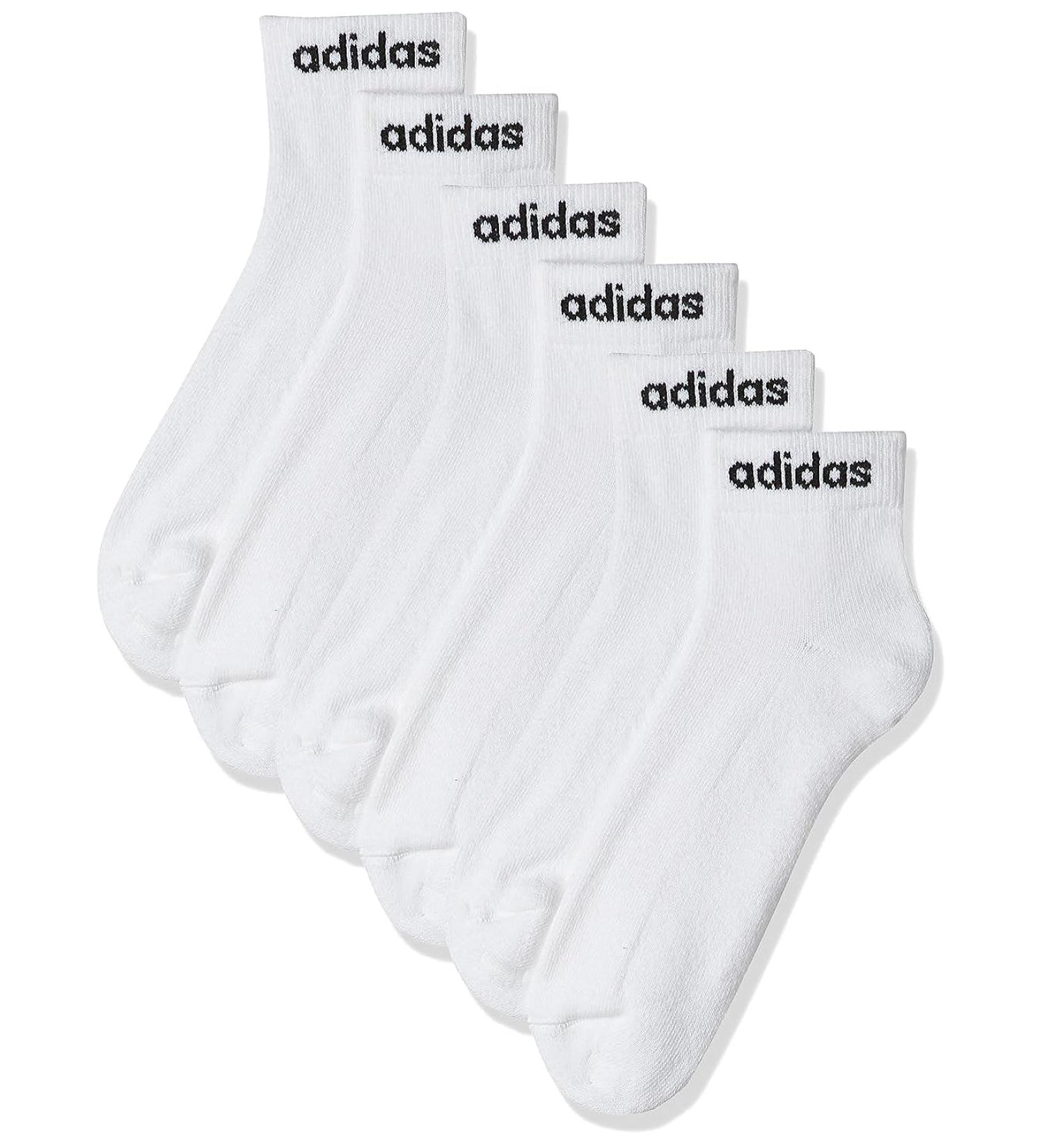 Buy adidas Unisex Set of 3 Pairs of Socks - White & Black | International Shipping Available - Buy Online on GoSupps.com