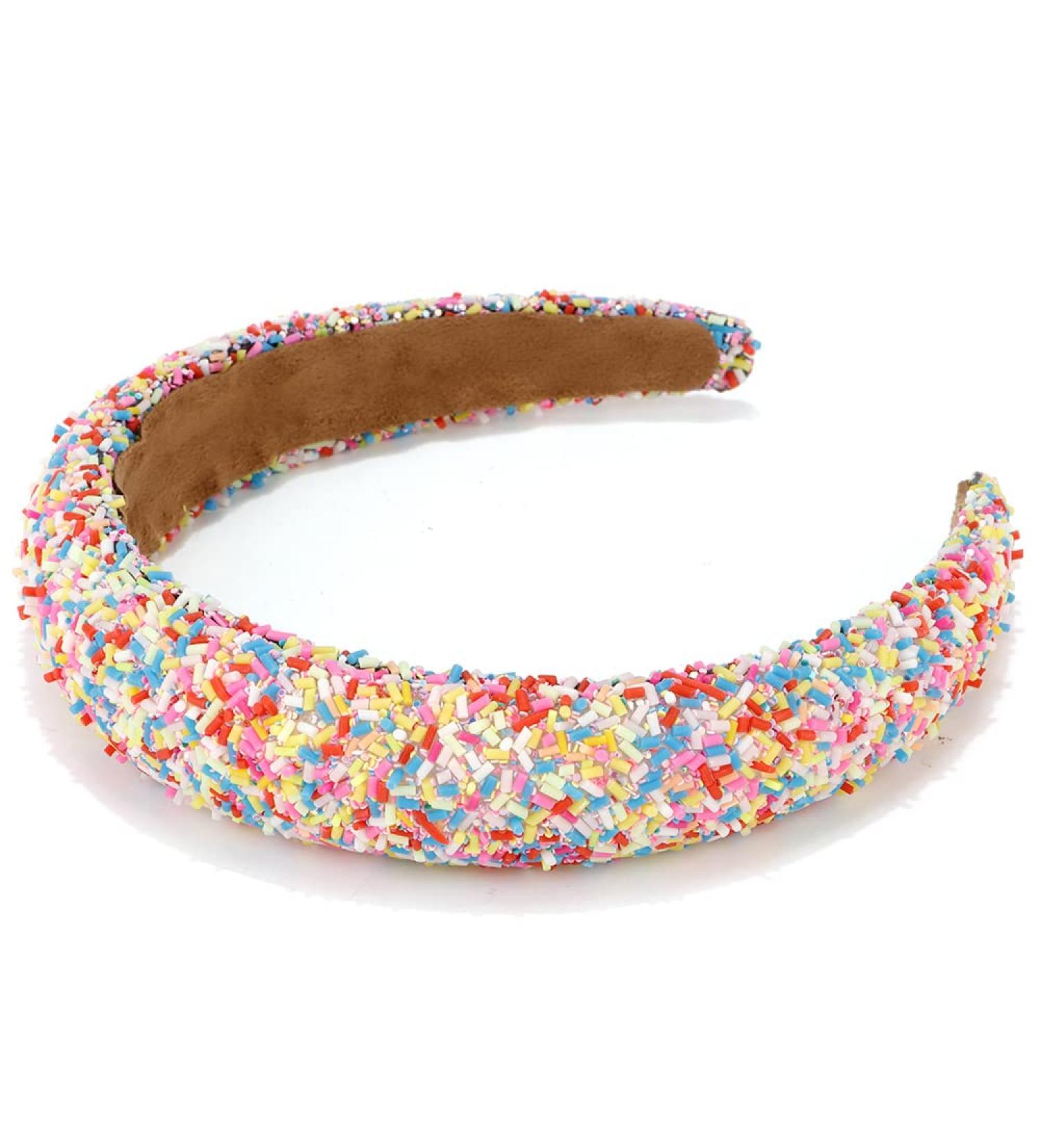 Atoden Colorful Beaded Padded Headbands for Women - Non Slip Wide Fashion Hair Hoops - Cute Girls Hair Accessories - Buy Online on GoSupps.com
