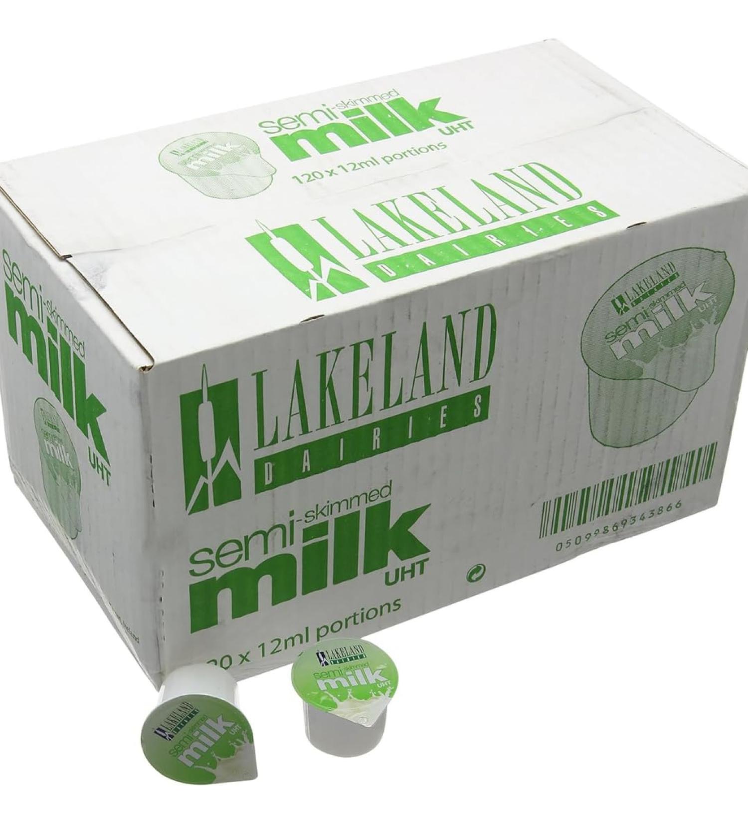 Lakeland Semi-Skimmed Milk Pots (Pack of 120) - Buy Online on GoSupps.com