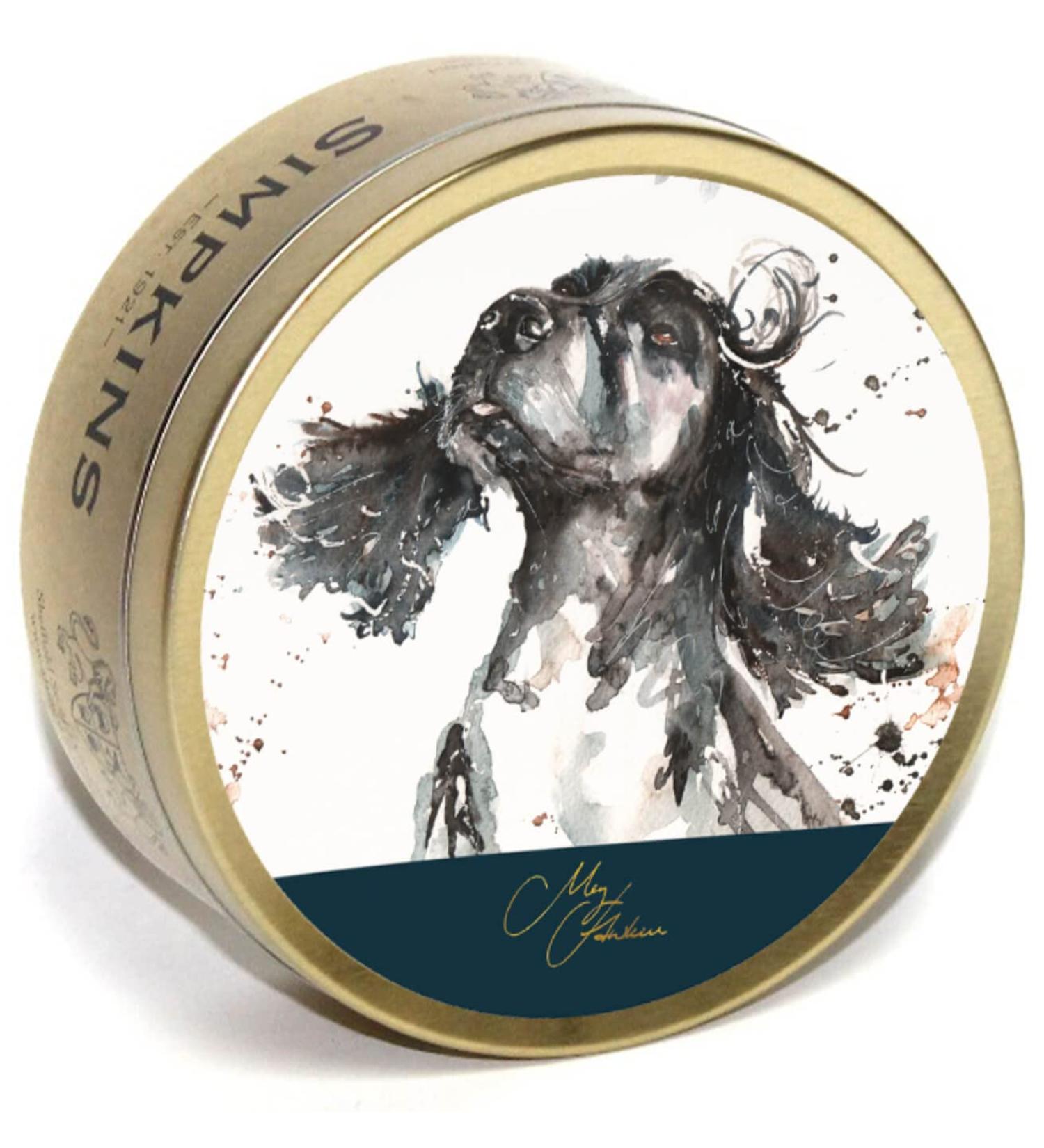 Simpkins Meg Hawkins Design Spaniel Mixed Fruit Tin 175g