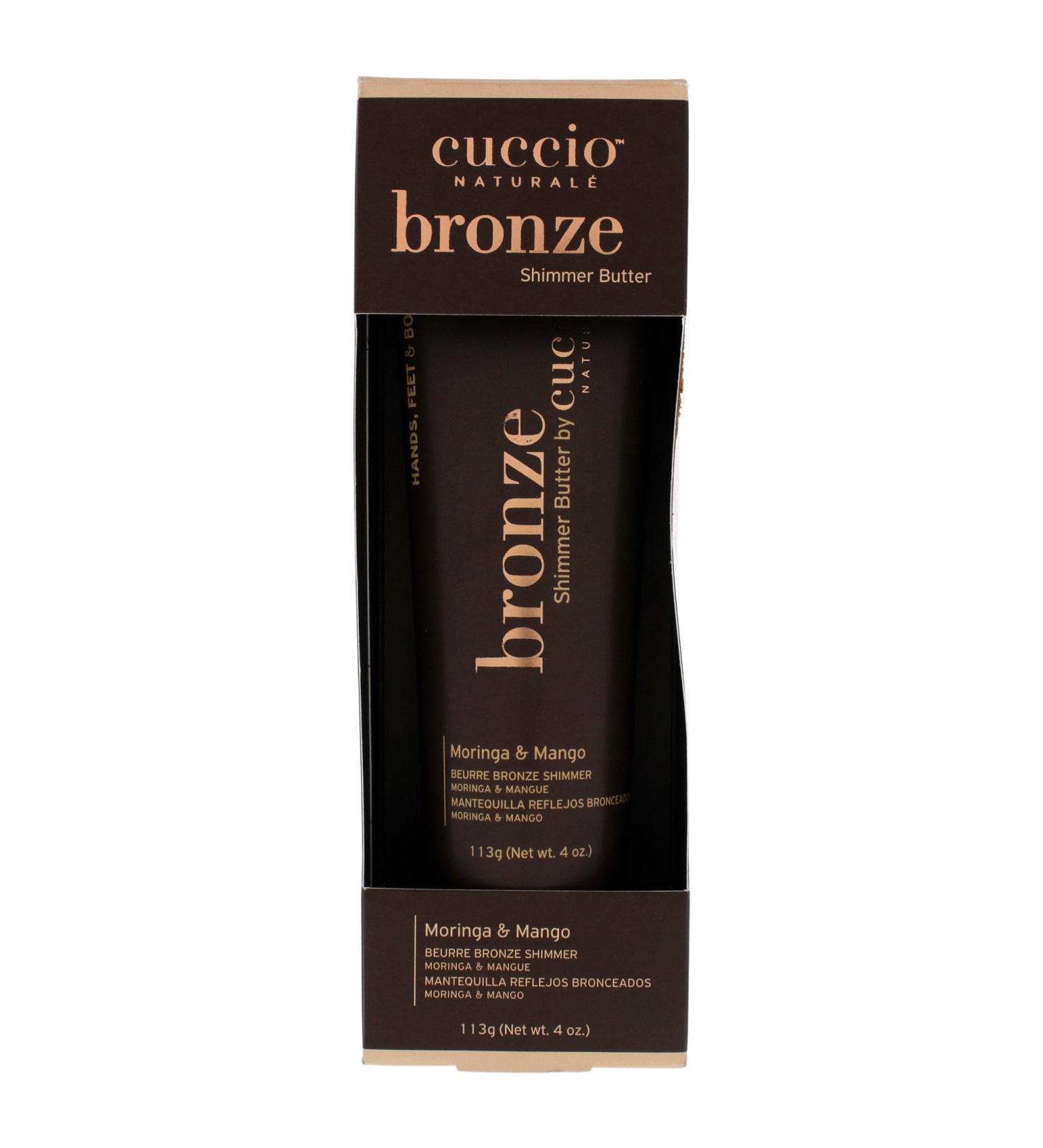 Cuccio - Bronze Shimmer Butter - Moringa and Mango - for women - Bronzer - 118 ml BronzeDark Shimmer Butter