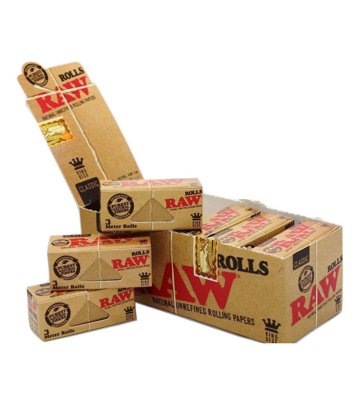 RAW Classic Rolls 12 Rolls of 3 m