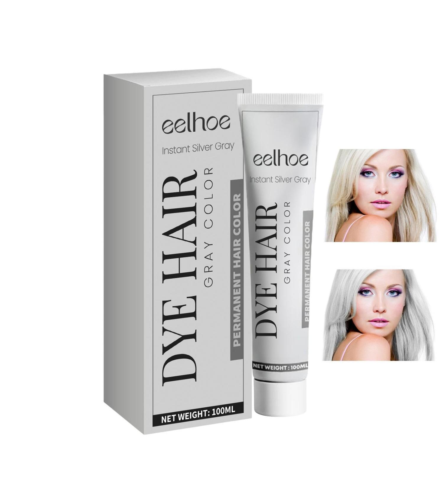 Temporary Hair Dye - Temp Hair Dye Gray Hair Cream Immediate Effect Silver Pigment For Halloween Prom Role Play Party Firulab - Buy Online on GoSupps.com