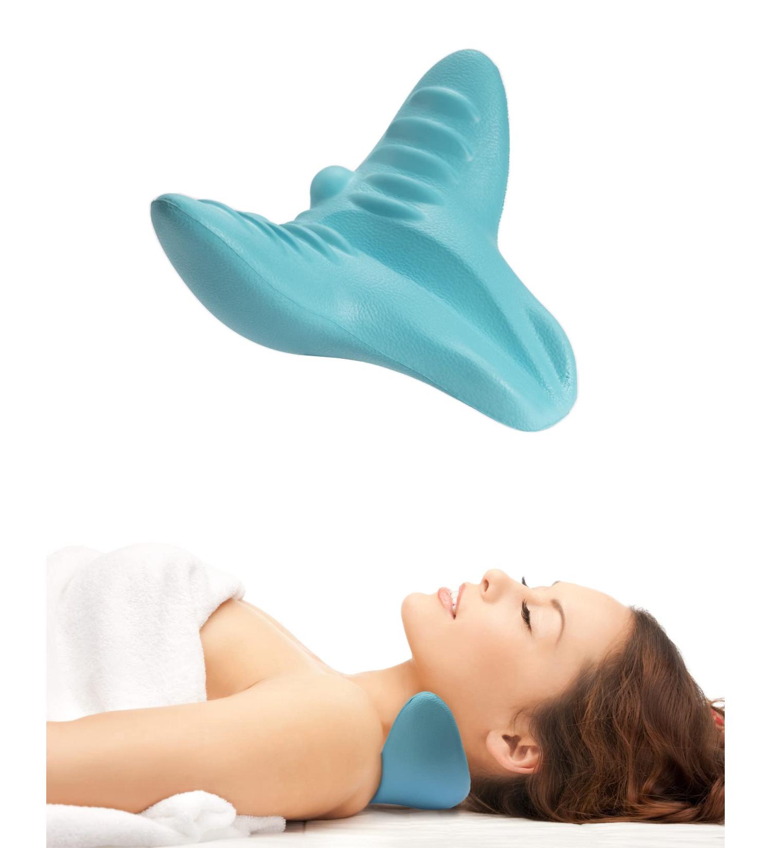 Half-Shower Neck Stretcher & Shoulder Relaxer | Ergonomic Neck Pillow for Vertigo Relief - Buy Online on GoSupps.com