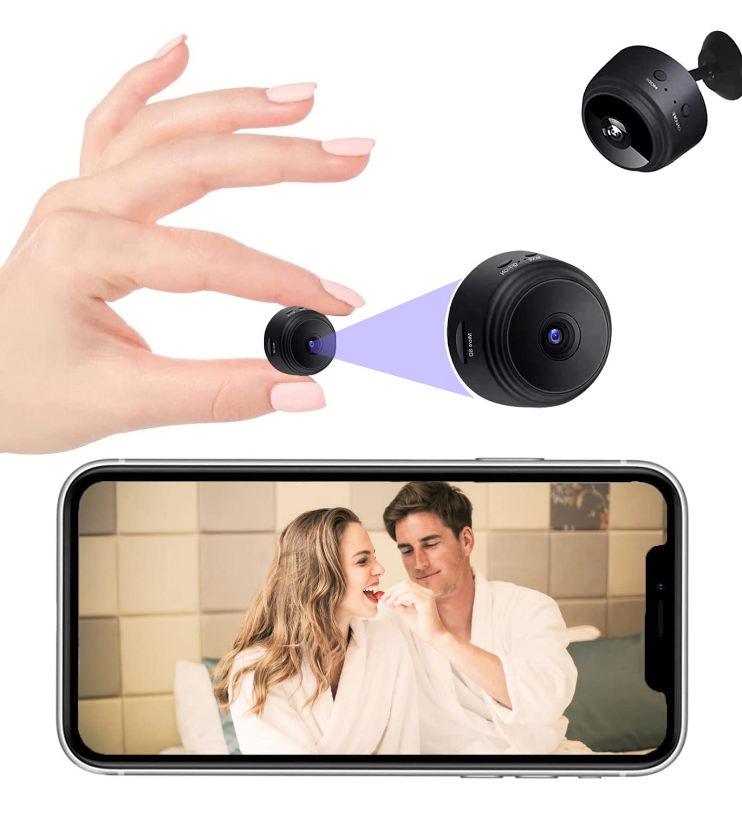 WonderFoto 1080P WiFi Spy Hidden Camera Detector with Motion Detection - Black-Pro - Buy Online on GoSupps.com