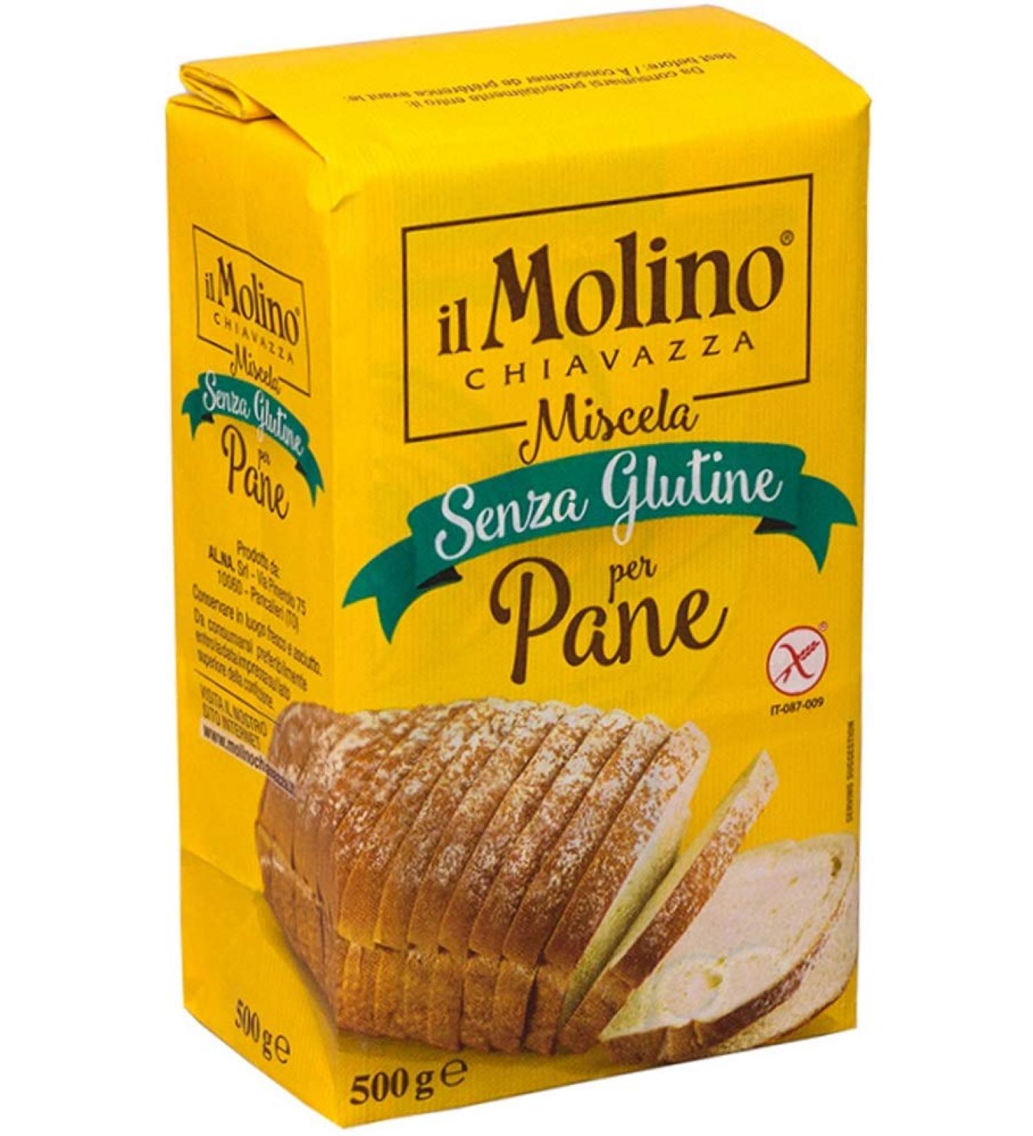 Molino Chiavazza Gluten Free Italian Bread Baking Mix | Pack of 2 (2 x 500g) - Perfect for Baking Fresh Bread at Home - Buy Online on GoSupps.com