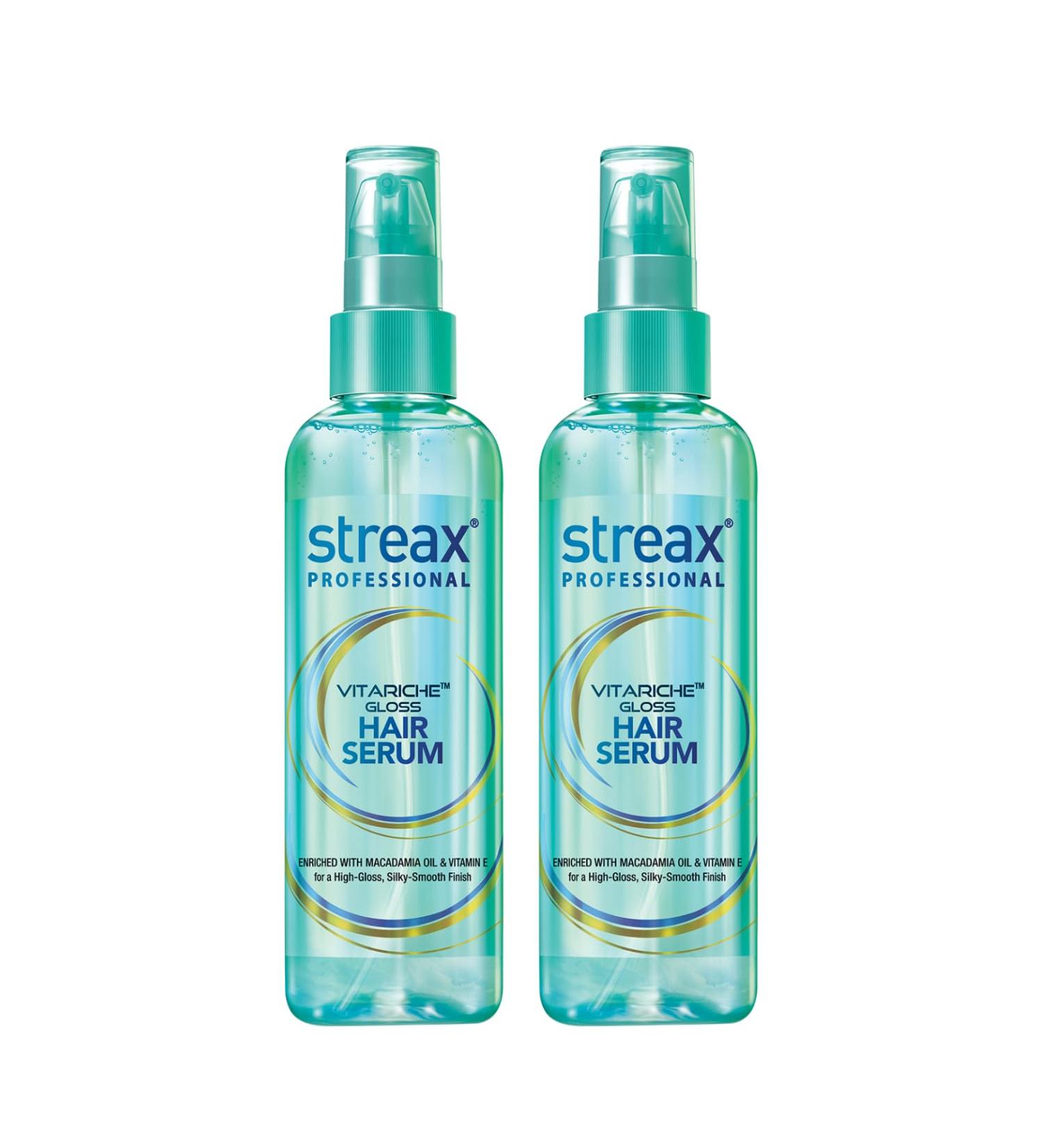 Buy Streax Pro Hair Serum VITA GLOSS Combo (200ml) - International Shipping Available | Best Hair Care Solution - Buy Online on GoSupps.com